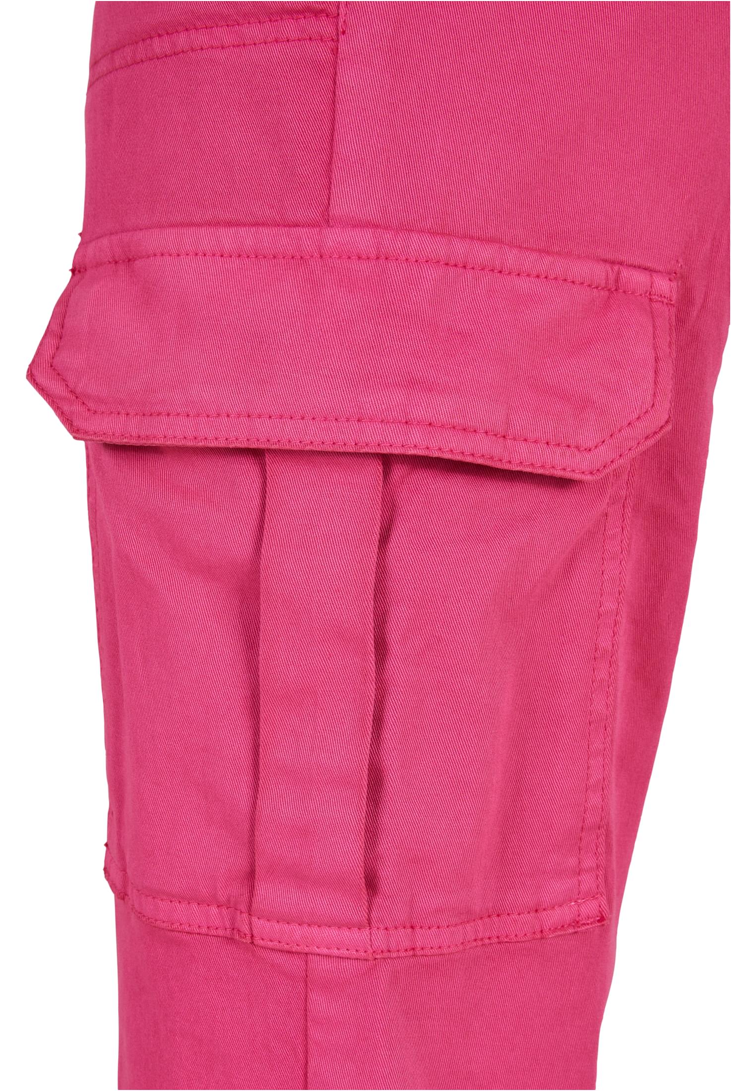 Ladies Cotton Twill Utility Pants | hibiskus pink