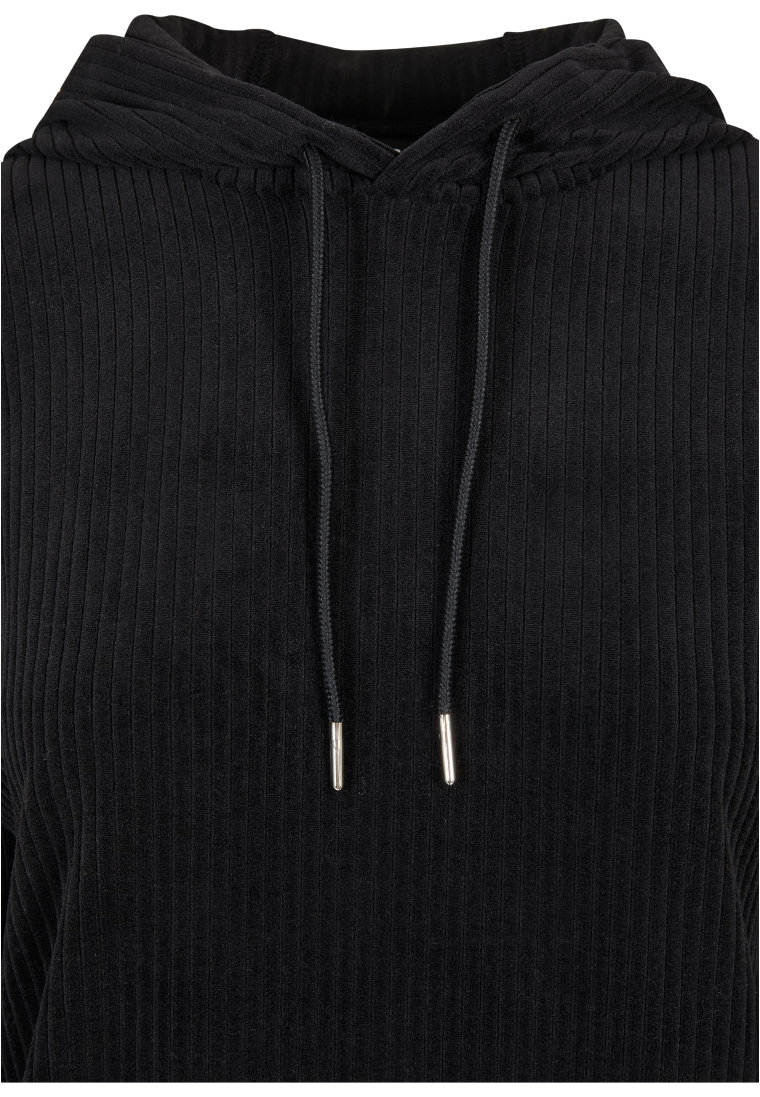 Ladies Velvet Rib Hoody | black