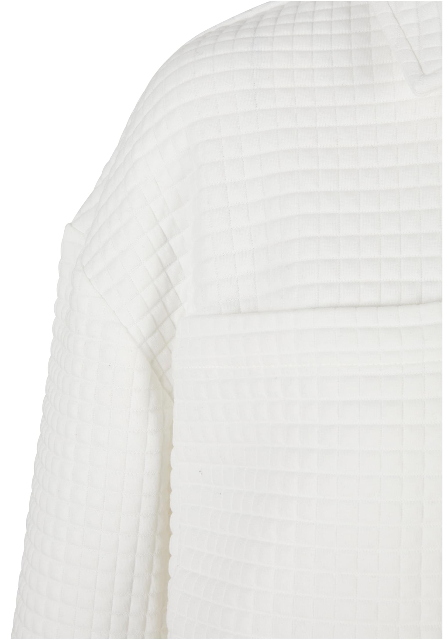 Ladies Quilted Sweat Overshirt | white