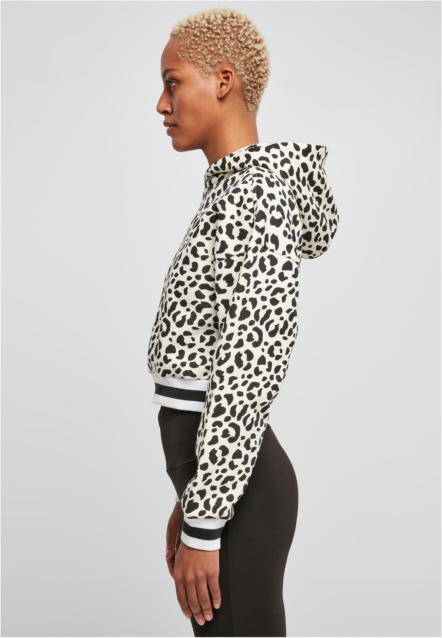 Ladies Short AOP College Hoody | whitesandleo