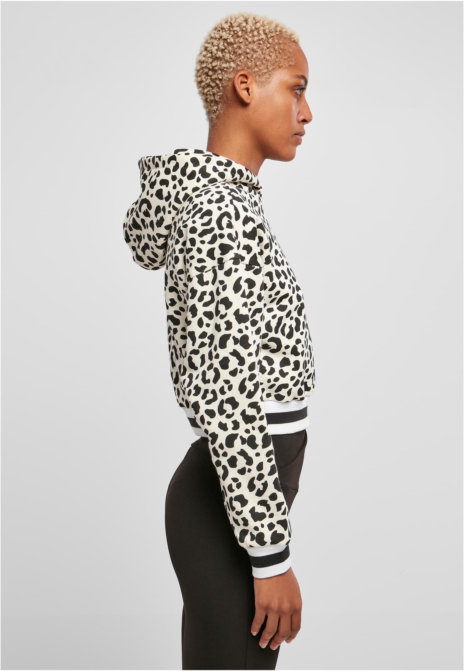 Ladies Short AOP College Hoody | whitesandleo