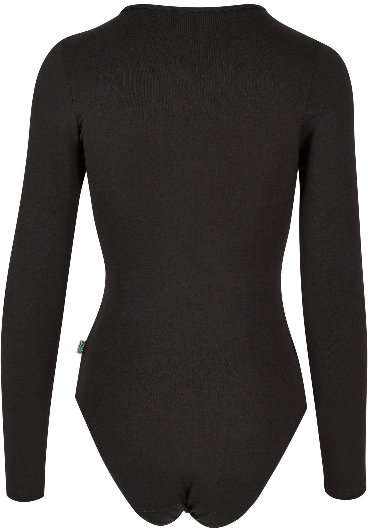 Ladies Organic Cut Out Longsleeve Body | black