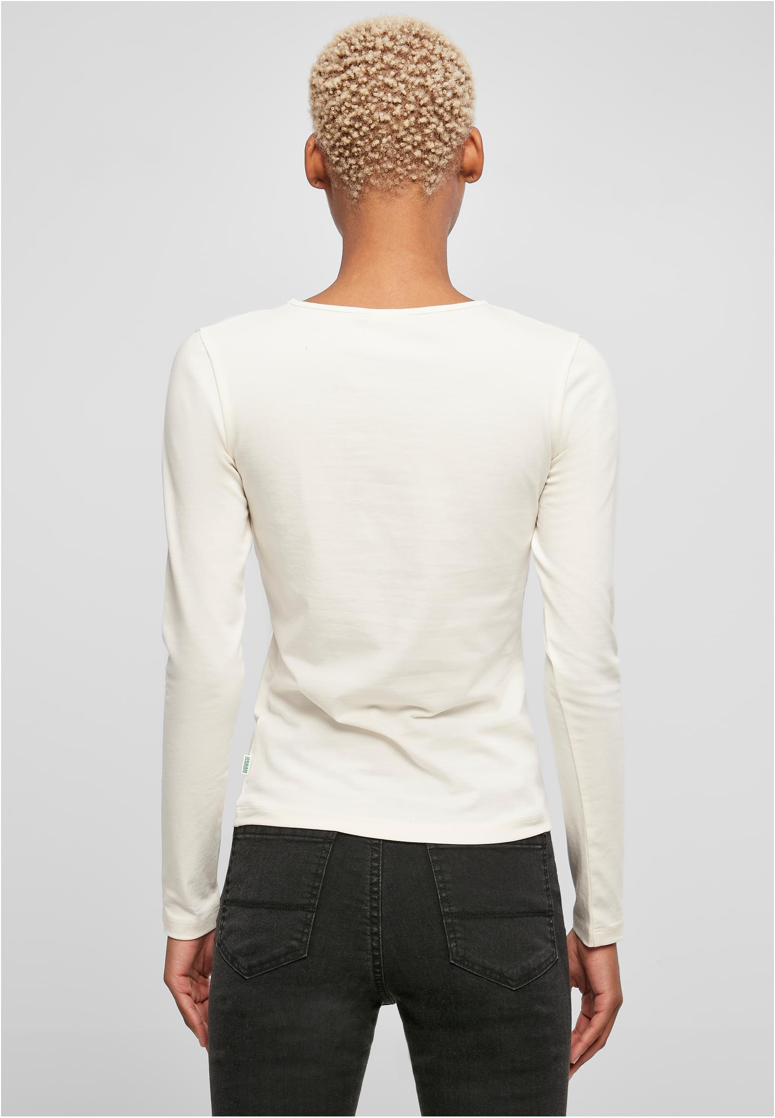 Ladies Crossed Cut Out Longsleeve | whitesand