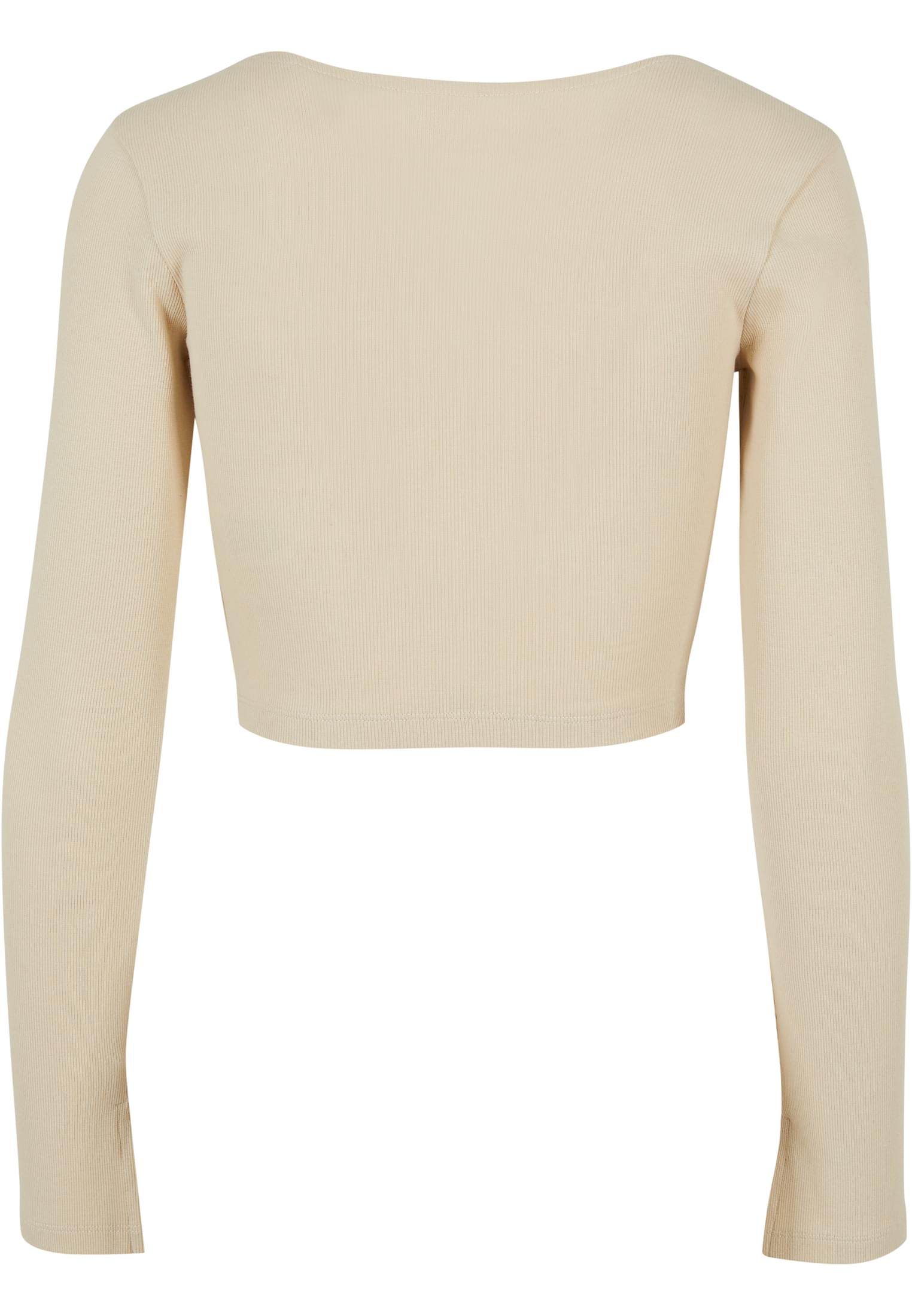 Ladies Short Rib Corsage Longsleeve | softseagrass