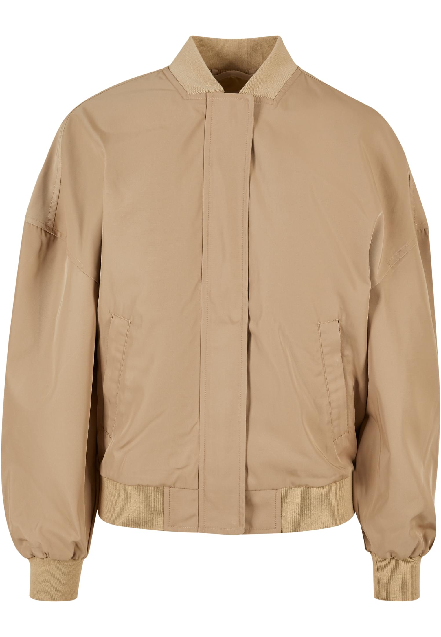 Ladies Recycled Oversized Light Bomber Jacket | unionbeige