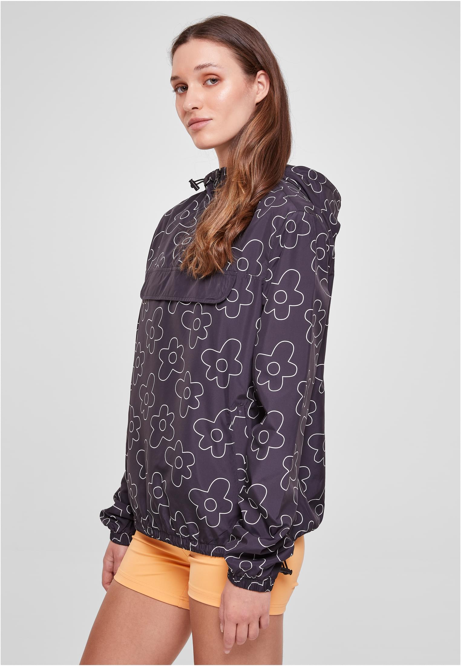 Ladies AOP Pullover Jacket | blackflower