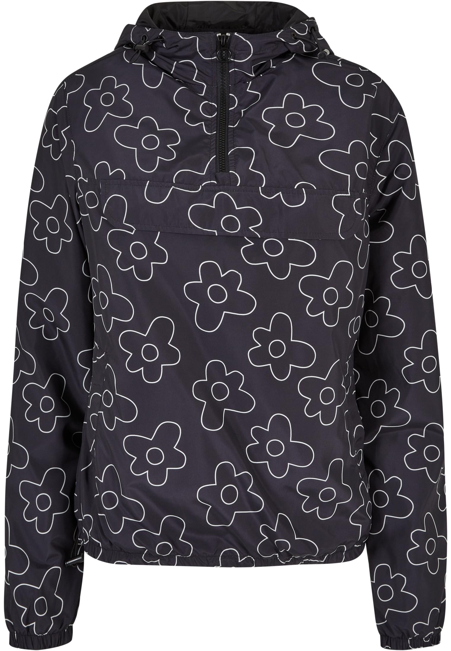 Ladies AOP Pullover Jacket | blackflower