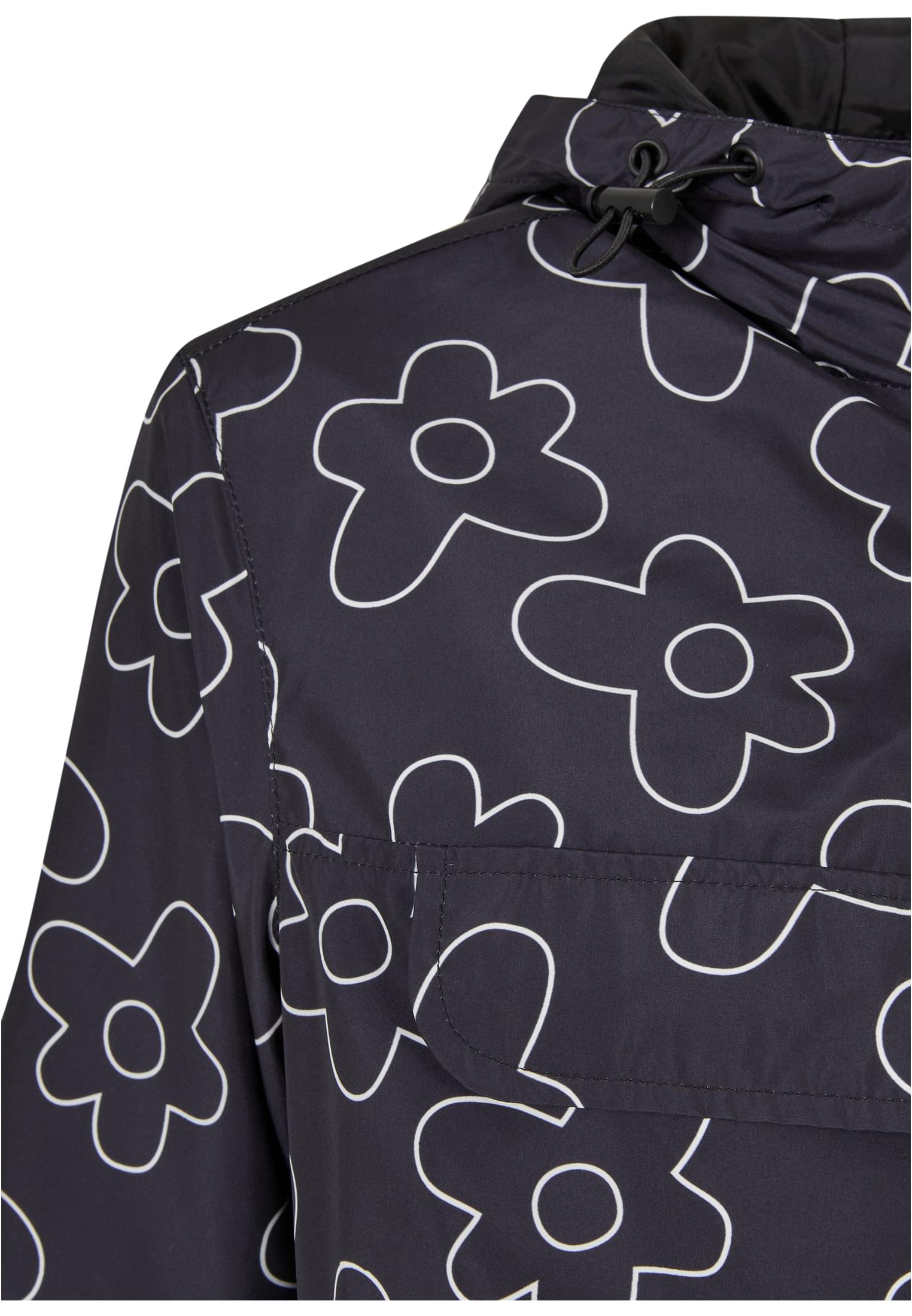 Ladies AOP Pullover Jacket | blackflower