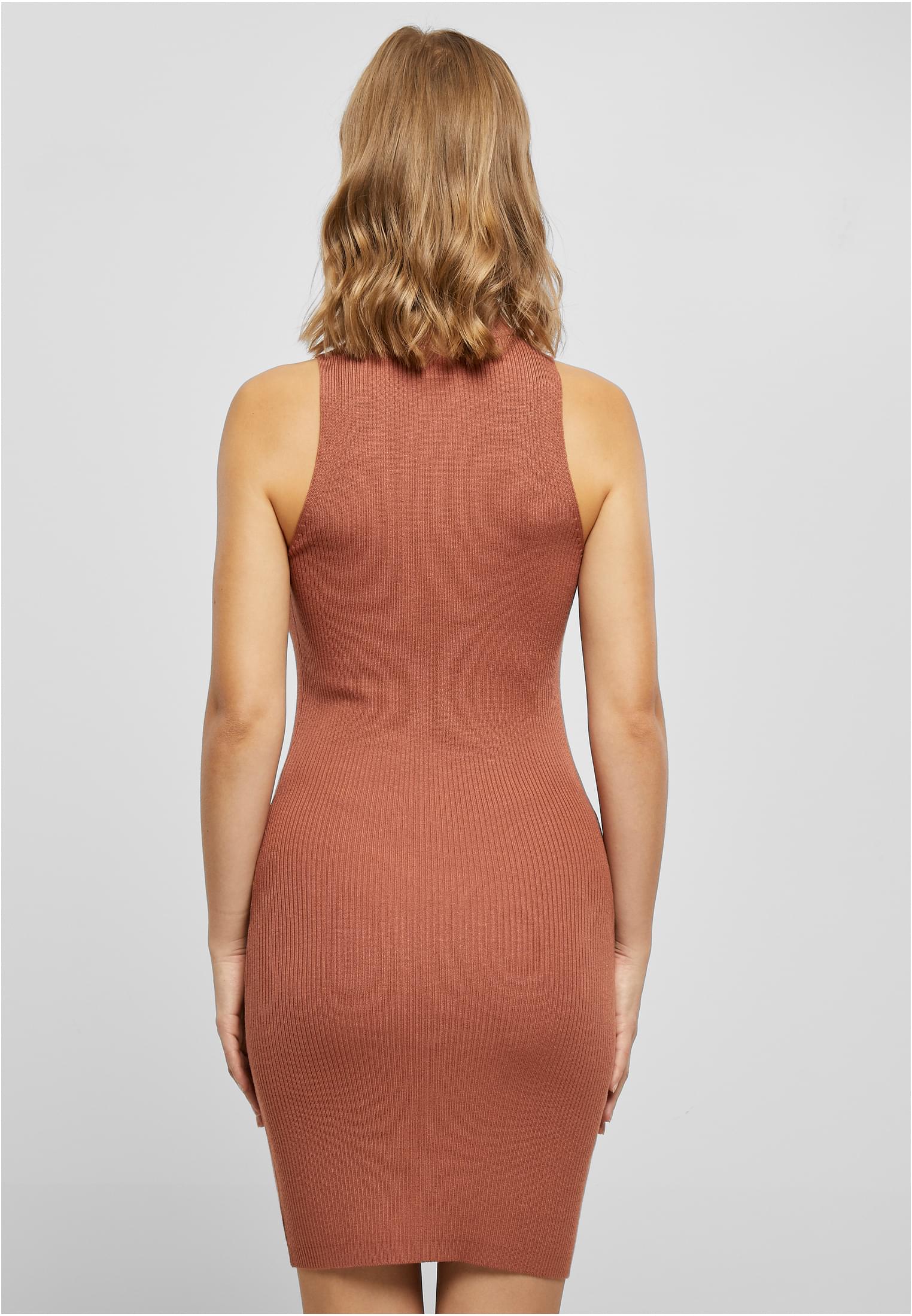 Ladies Cut Out Sleevless Dress | terracotta