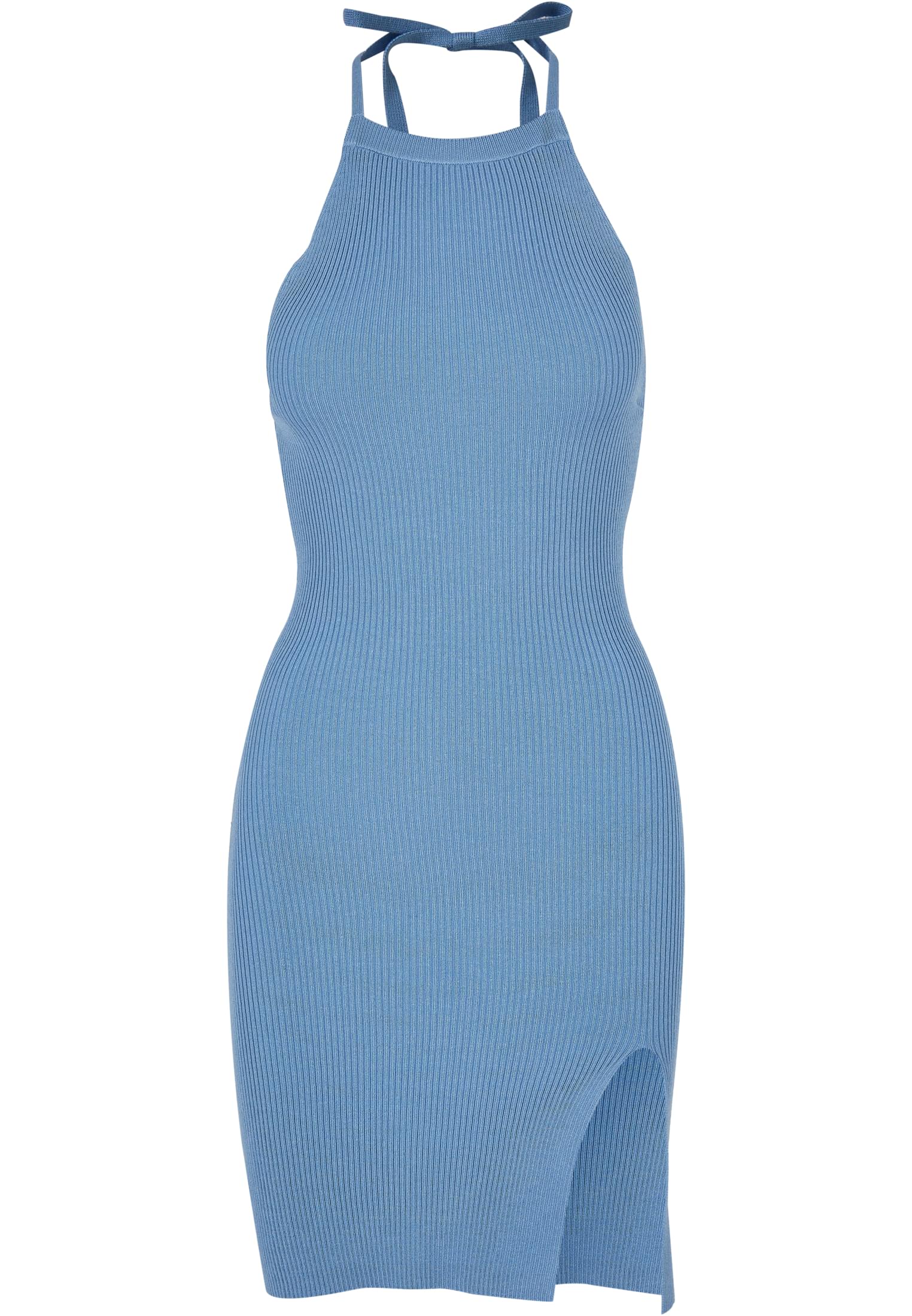 Ladies Rib Knit Neckholder Dress | horizonblue