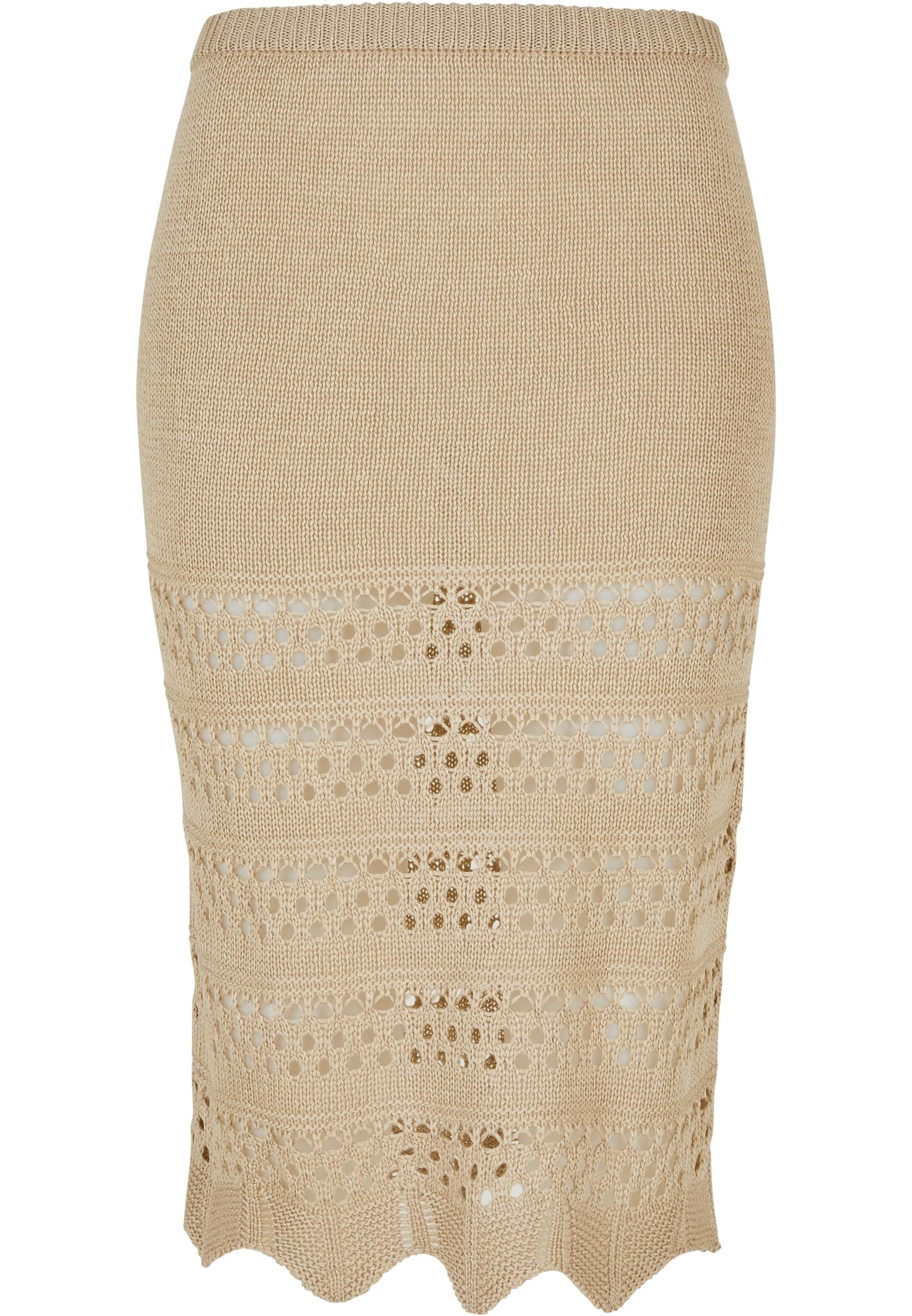 Ladies 3/4 Crochet Knit Skirt | softseagrass