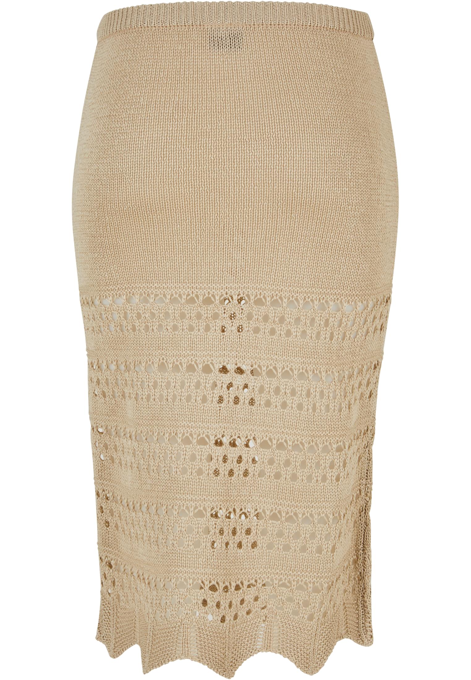 Ladies 3/4 Crochet Knit Skirt | softseagrass