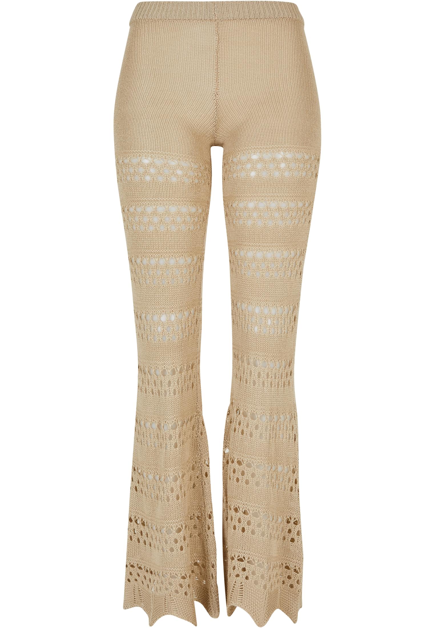 Ladies Flared Crochet Knit Leggings | softseagrass