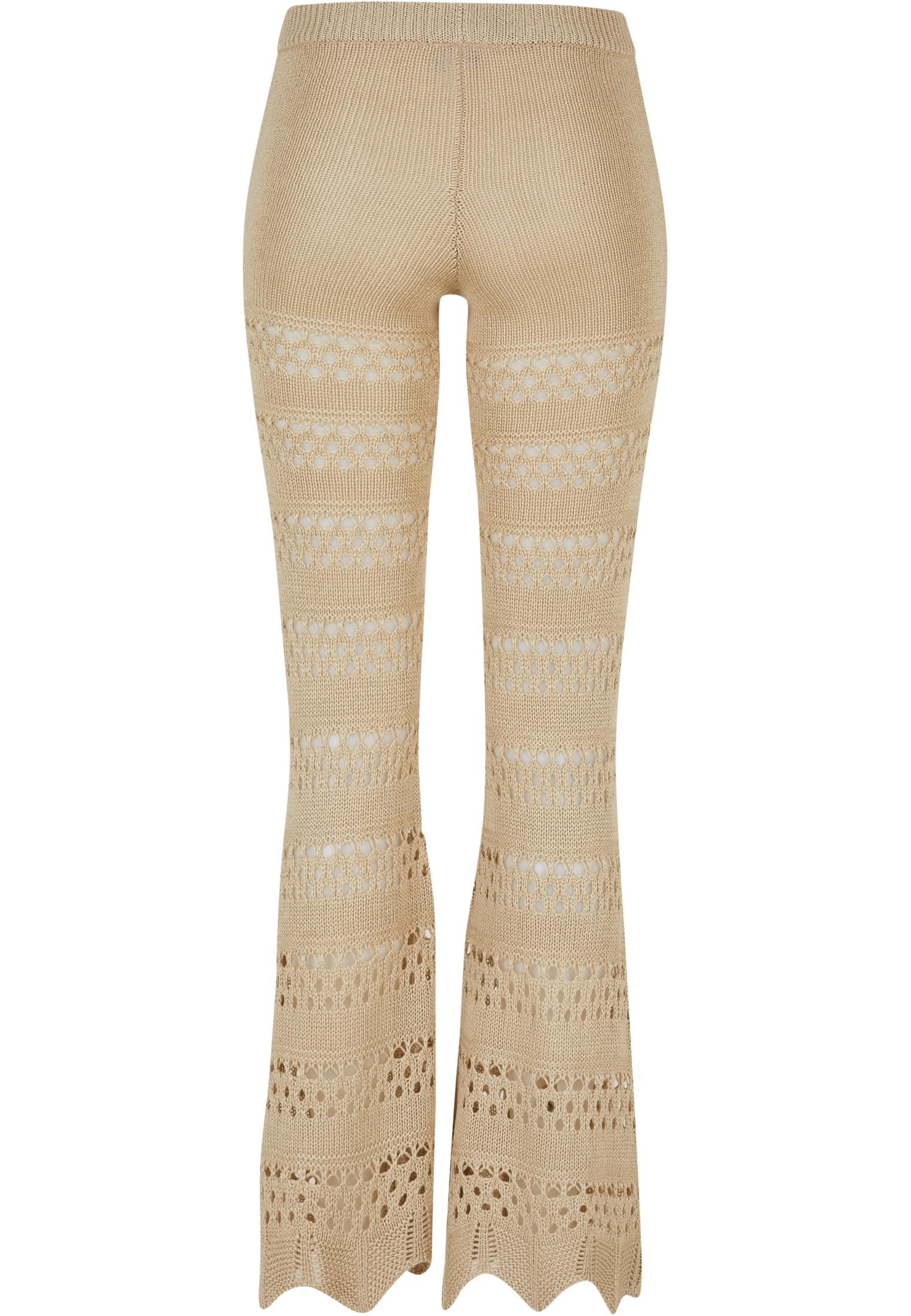 Ladies Flared Crochet Knit Leggings | softseagrass