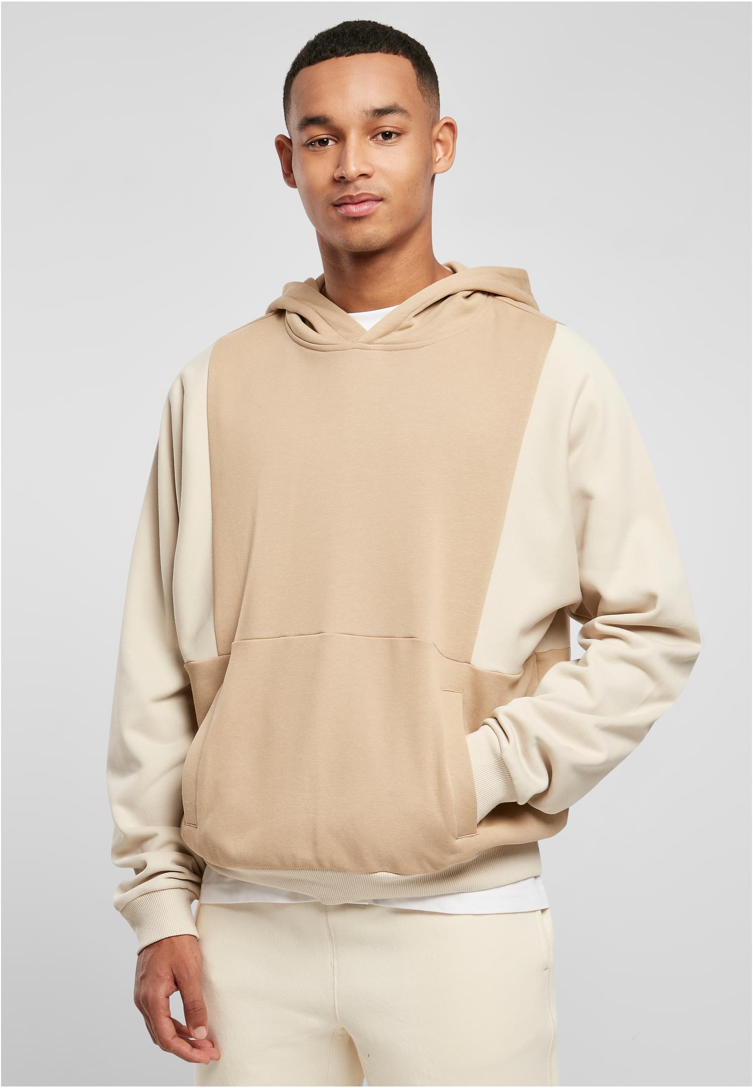 Cut On Sleeve Hoody | unionbeige/softseagrass