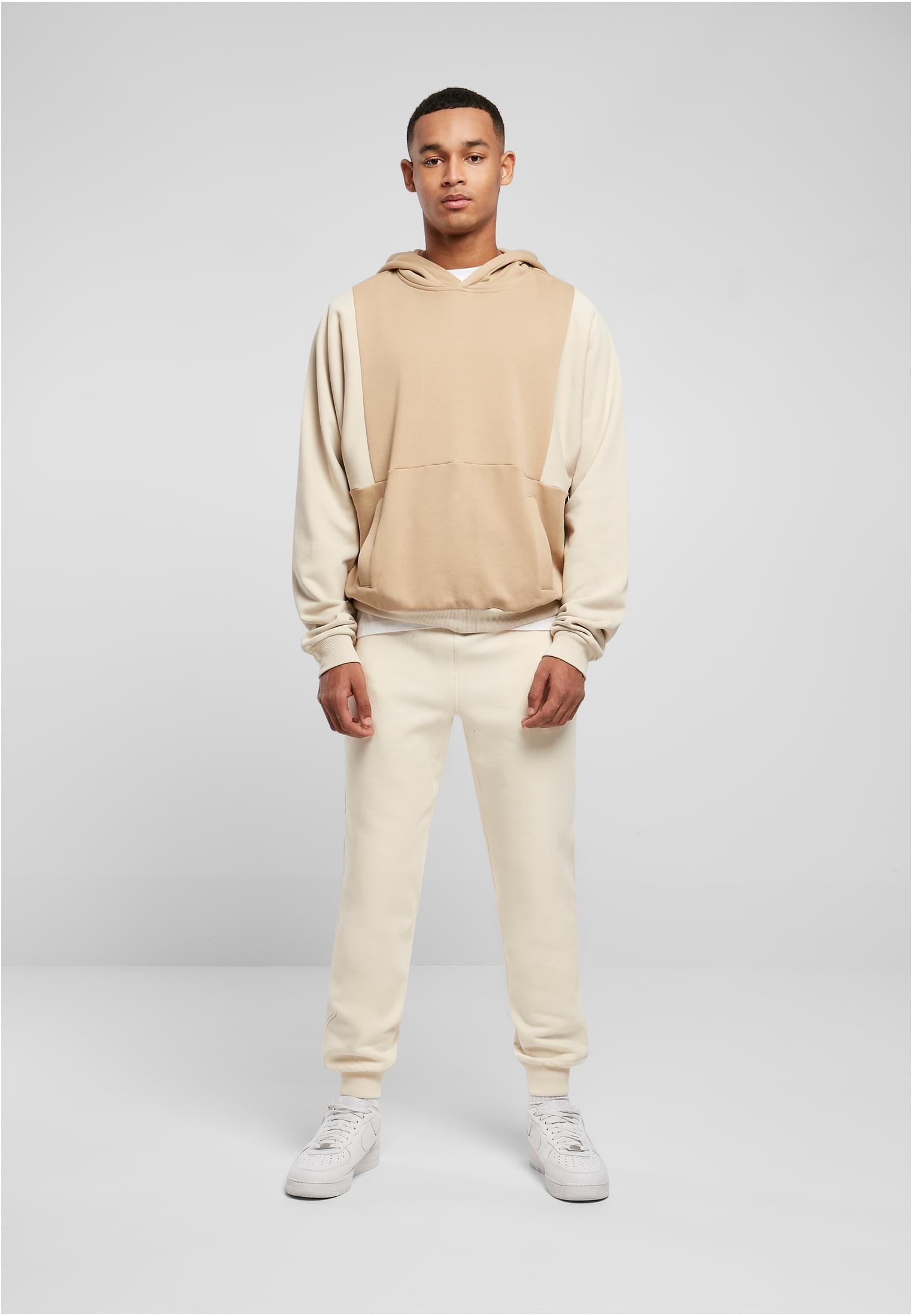 Cut On Sleeve Hoody | unionbeige/softseagrass