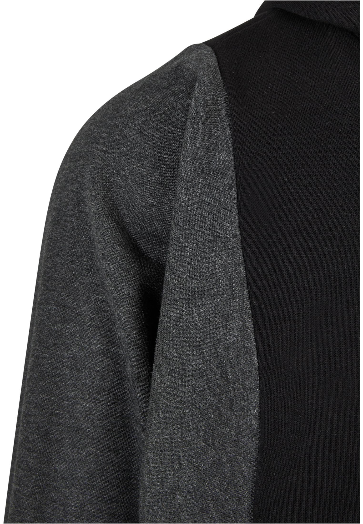 Cut On Sleeve Hoody | black/charcoal