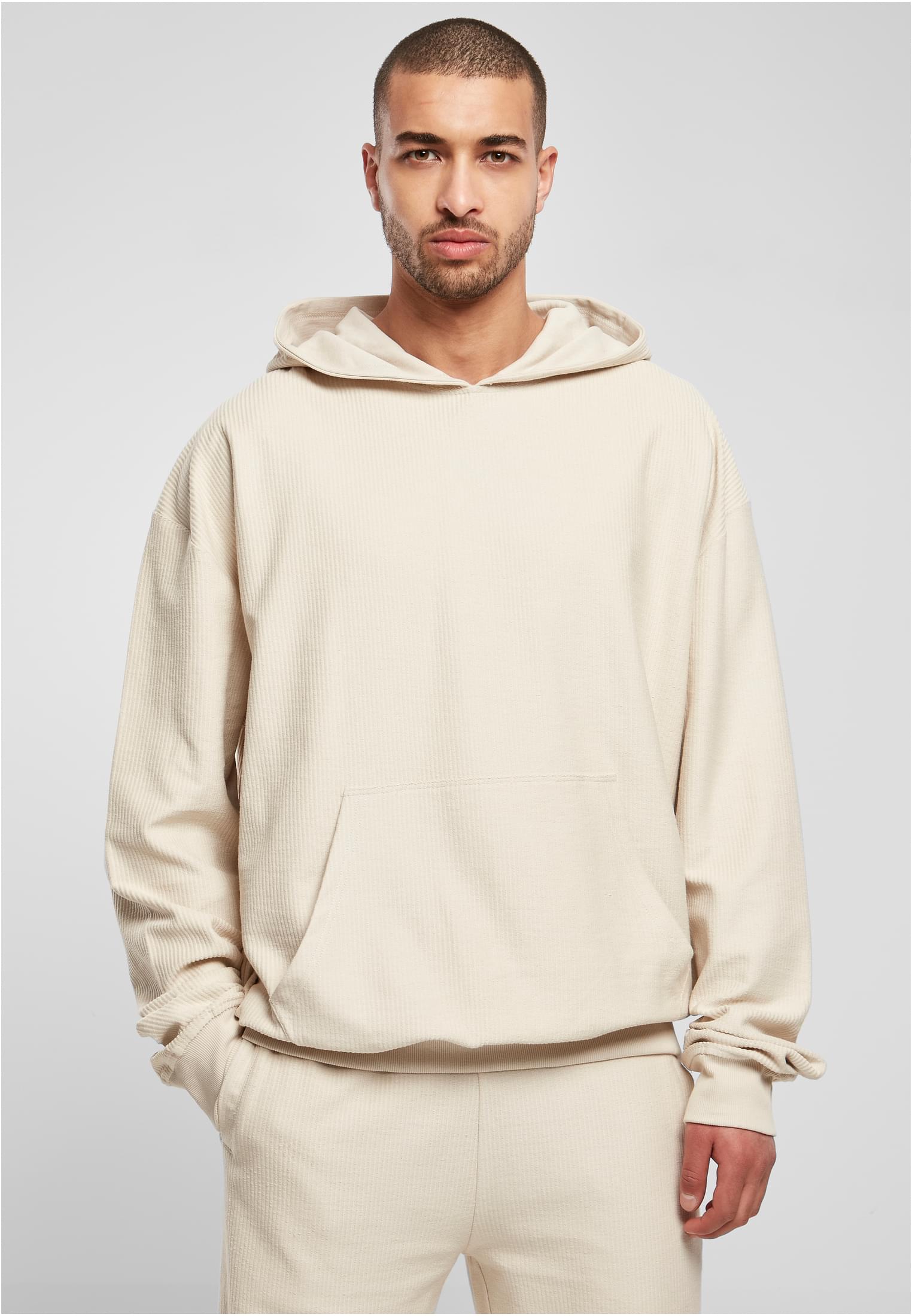 Rib Terry Boxy Hoody | softseagrass