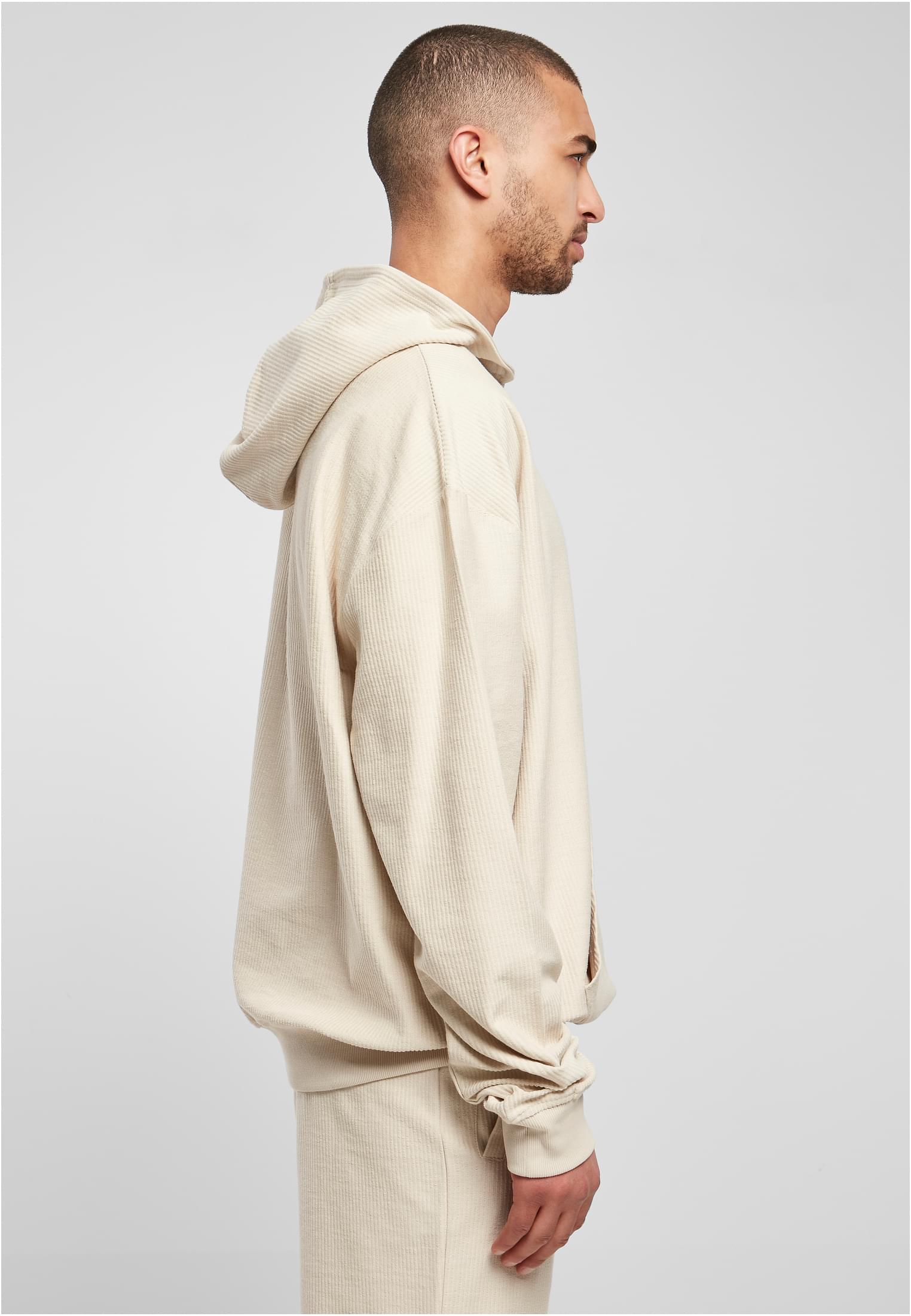 Rib Terry Boxy Hoody | softseagrass