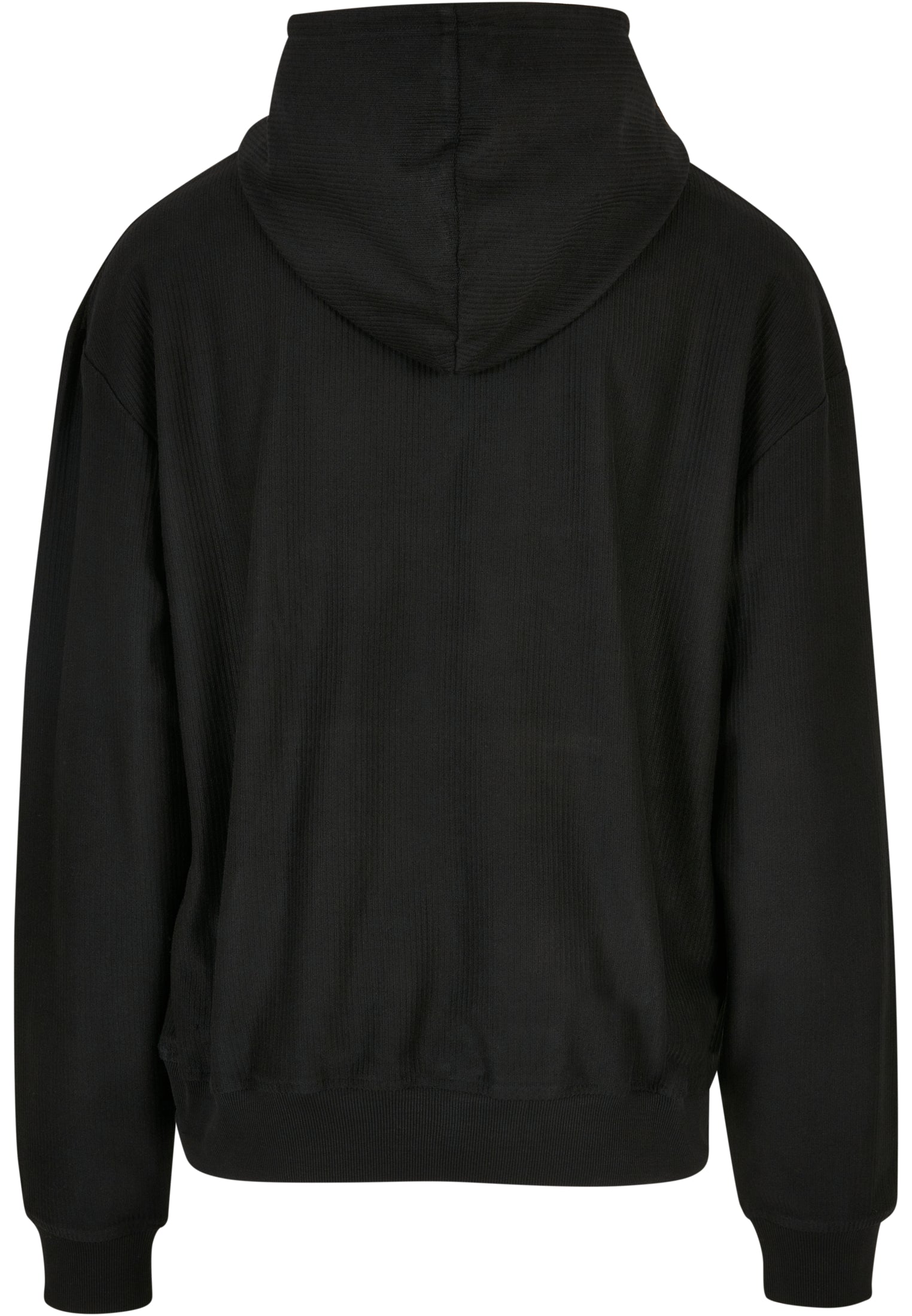 Rib Terry Boxy Hoody | black