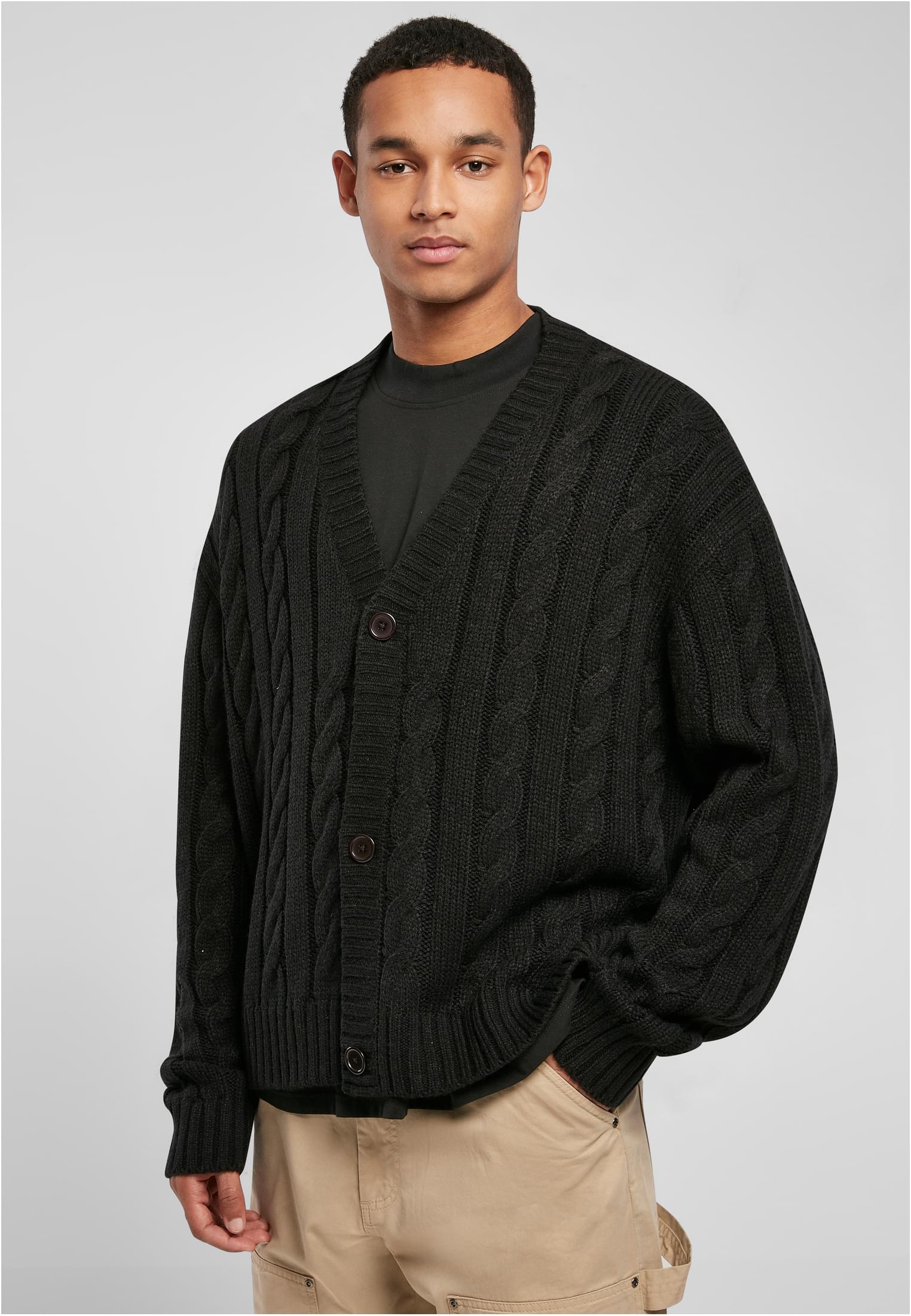 Boxy Cardigan | black