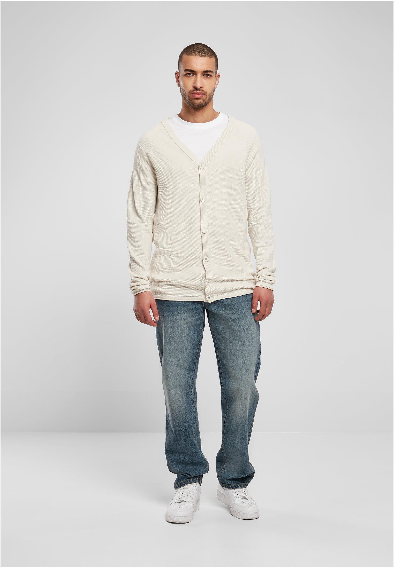 Light Raglan Cardigan | lightgrey