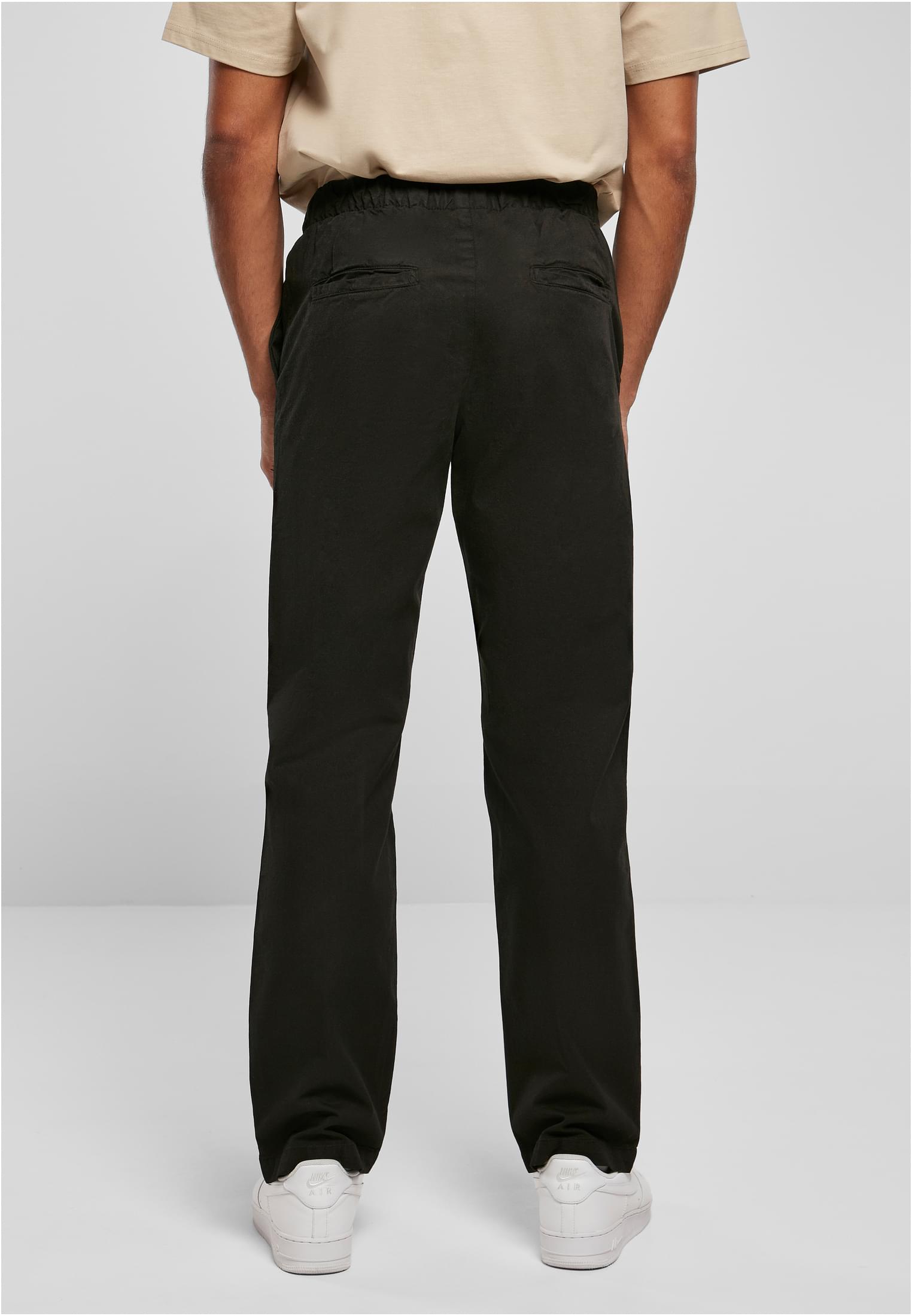 Straight Slit Trouser | black