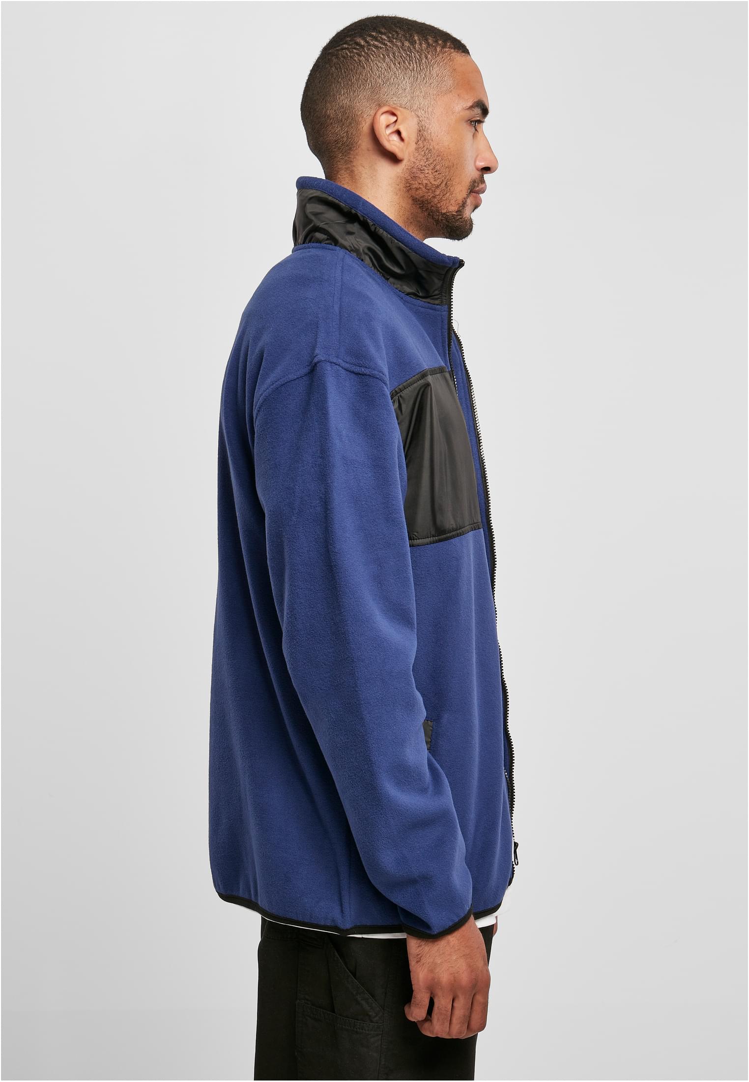 Patched Micro Fleece Jacket | spaceblue