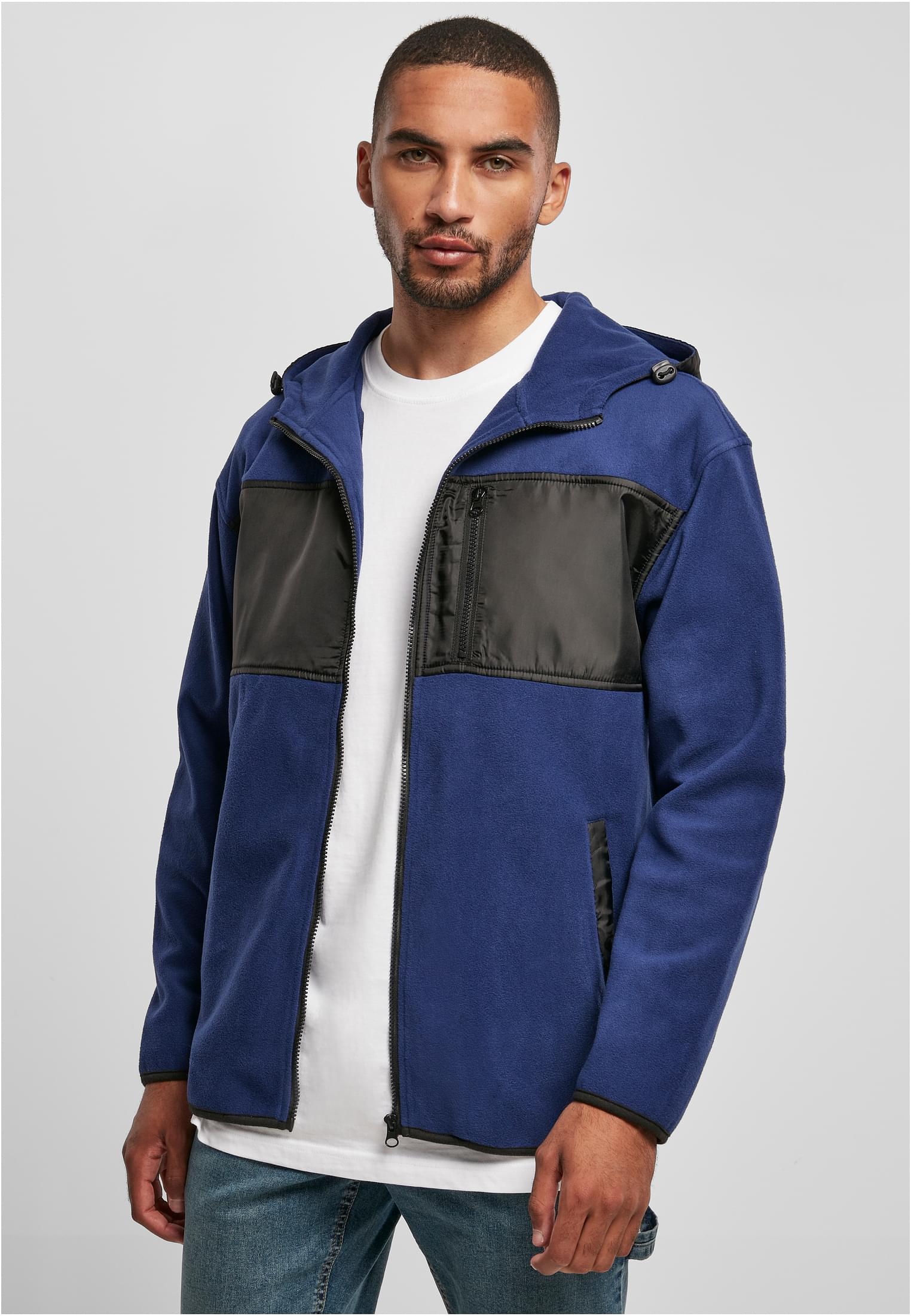 Hooded Micro Fleece Jacket | spaceblue