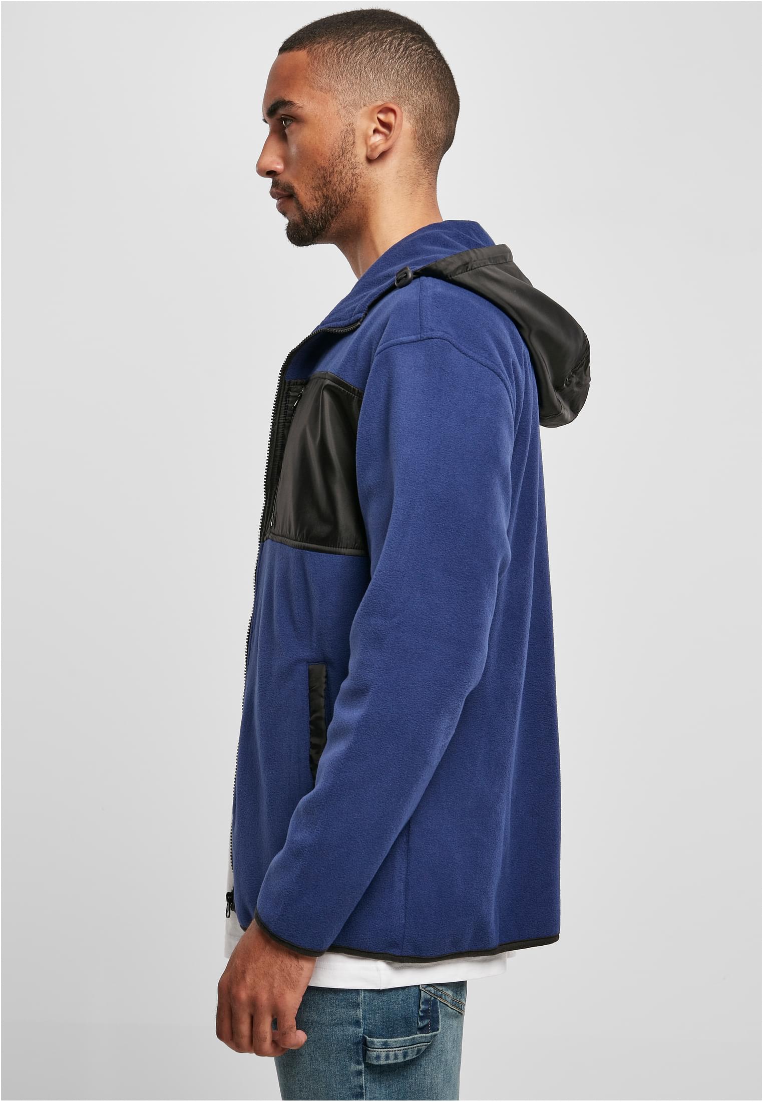 Hooded Micro Fleece Jacket | spaceblue