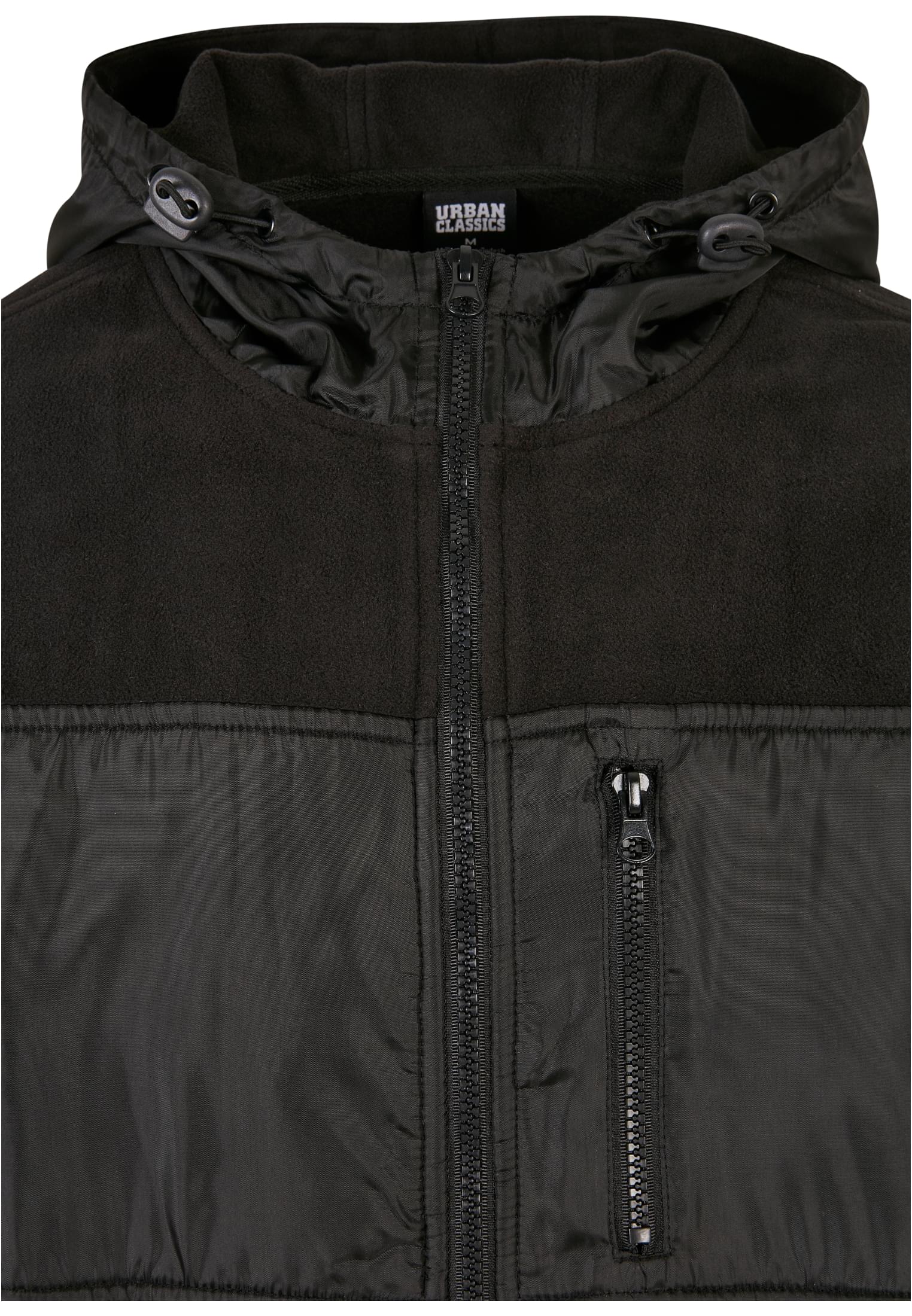 Hooded Micro Fleece Jacket | black