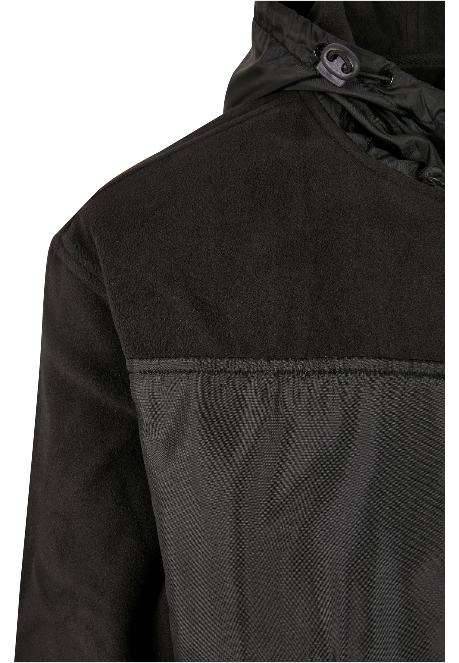 Hooded Micro Fleece Jacket | black