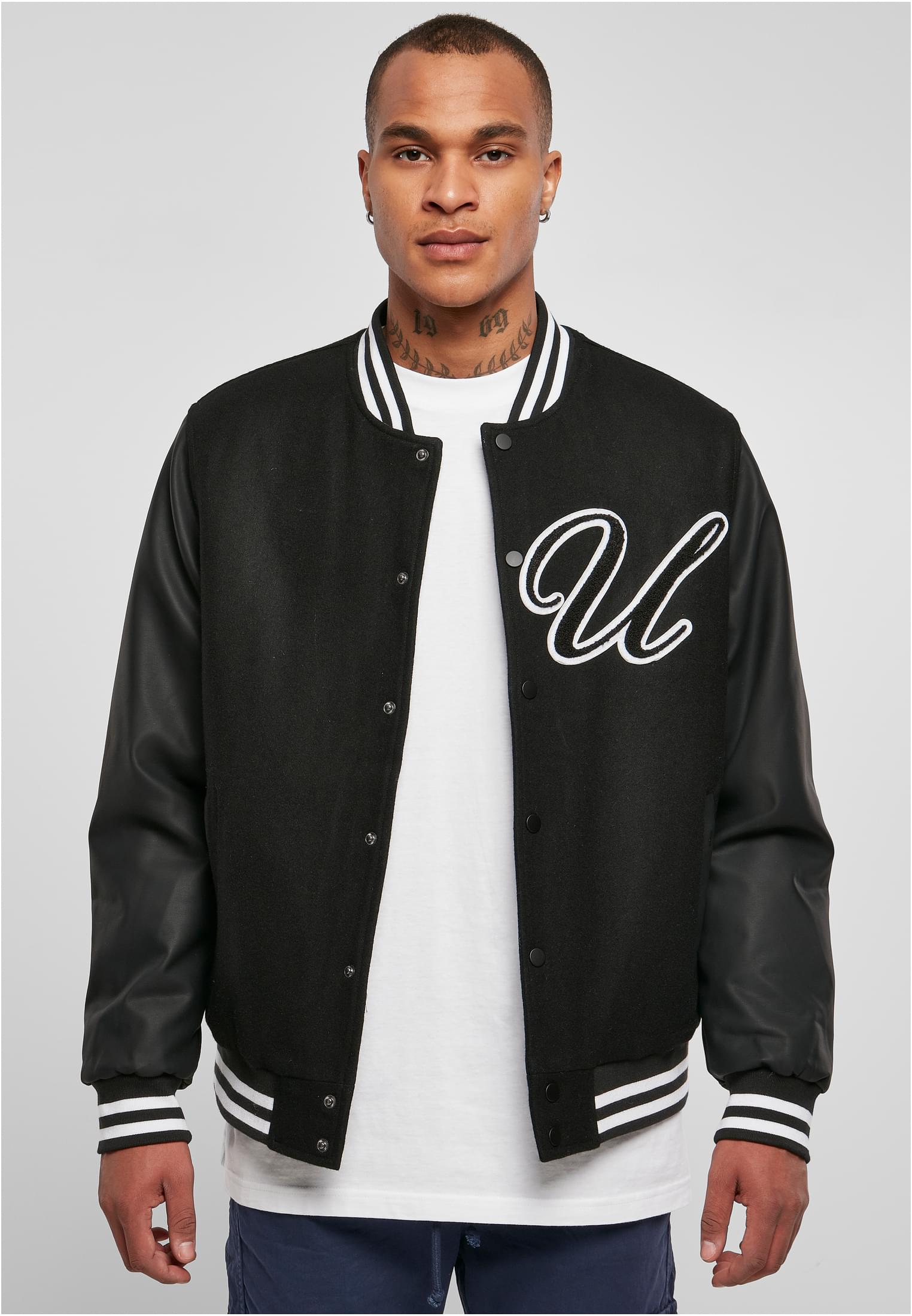 Big U College Jacket | black