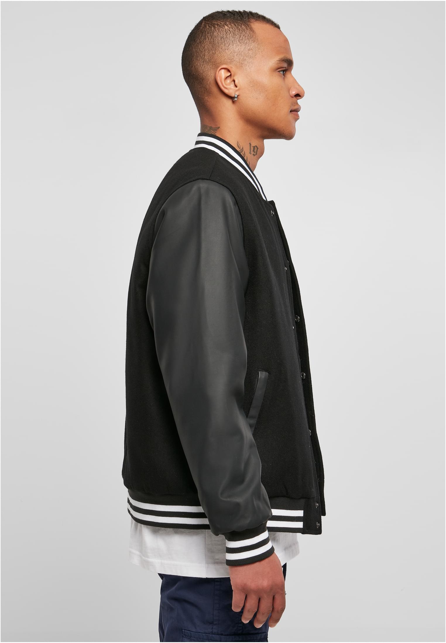 Big U College Jacket | black