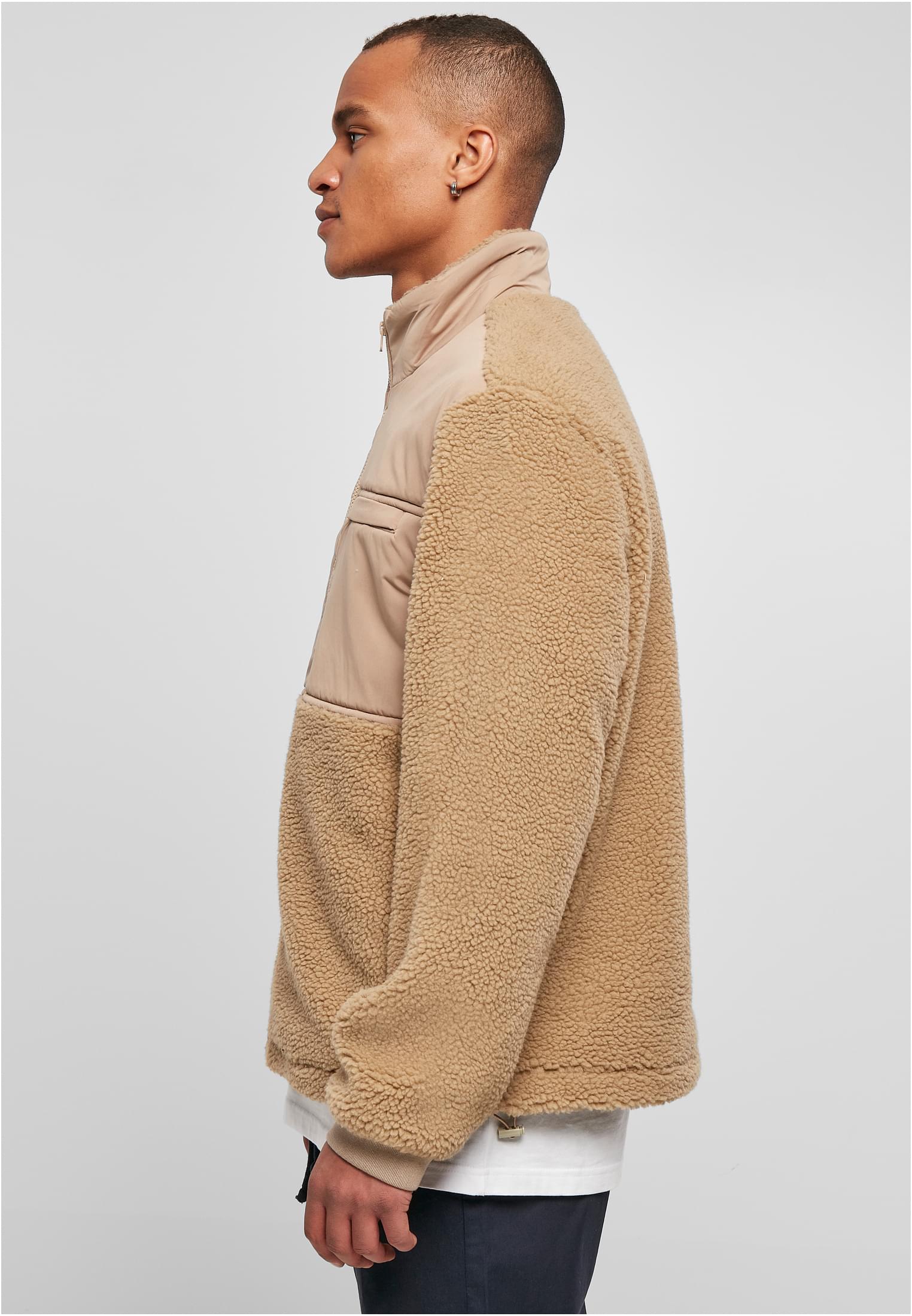 Patched Sherpa Jacket | unionbeige