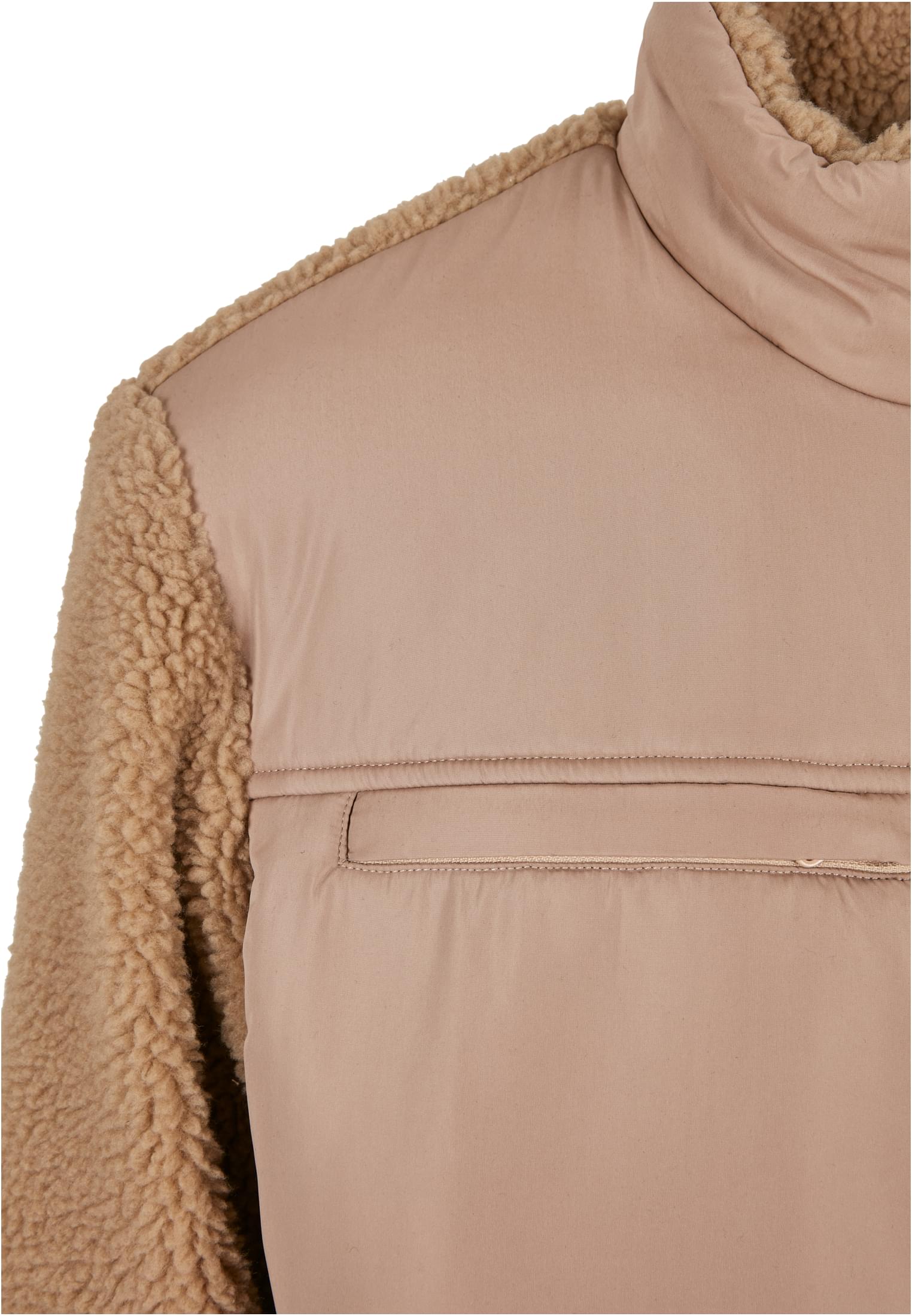 Patched Sherpa Jacket | unionbeige