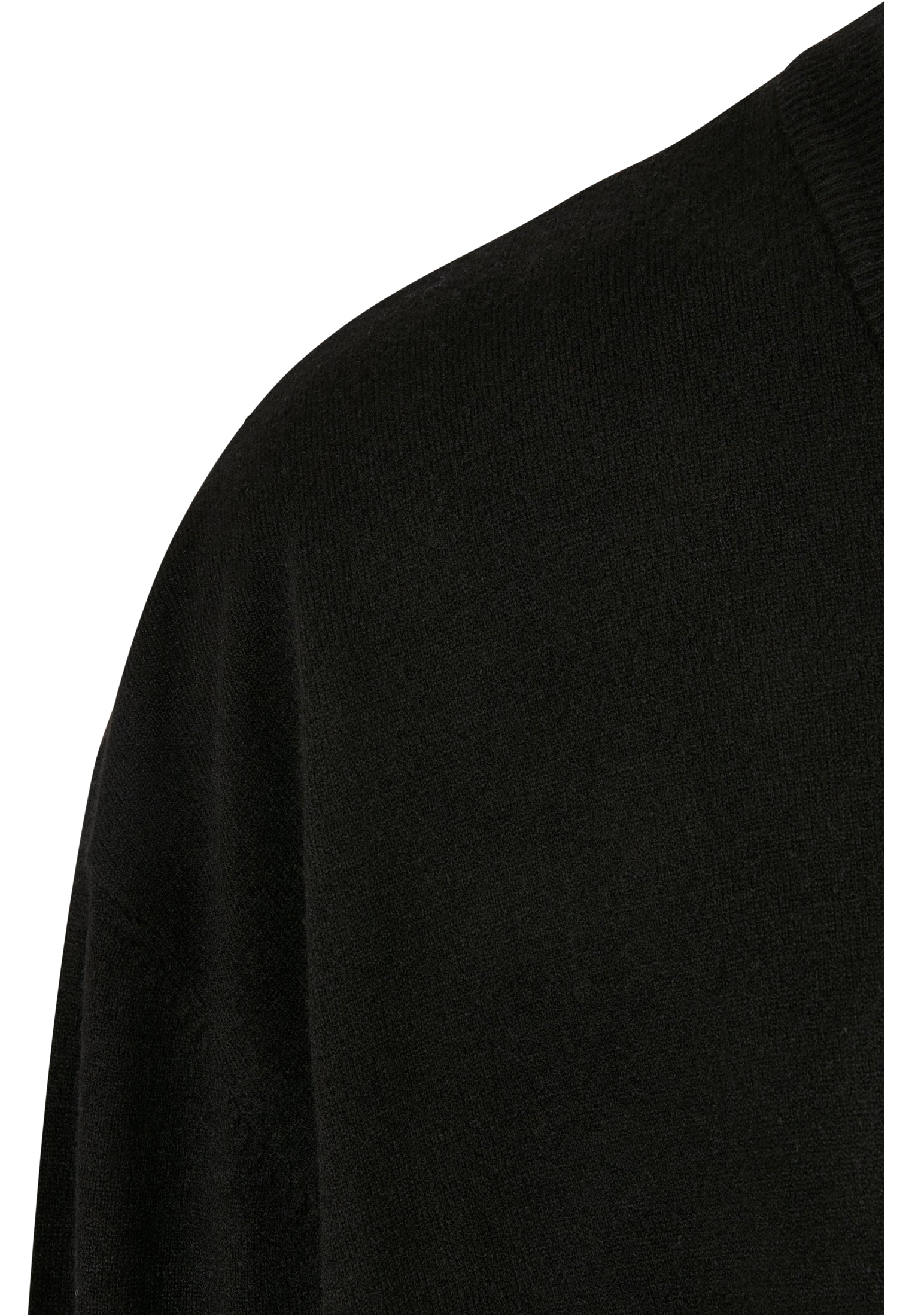 Eco Mix Boxy Cardigan | black