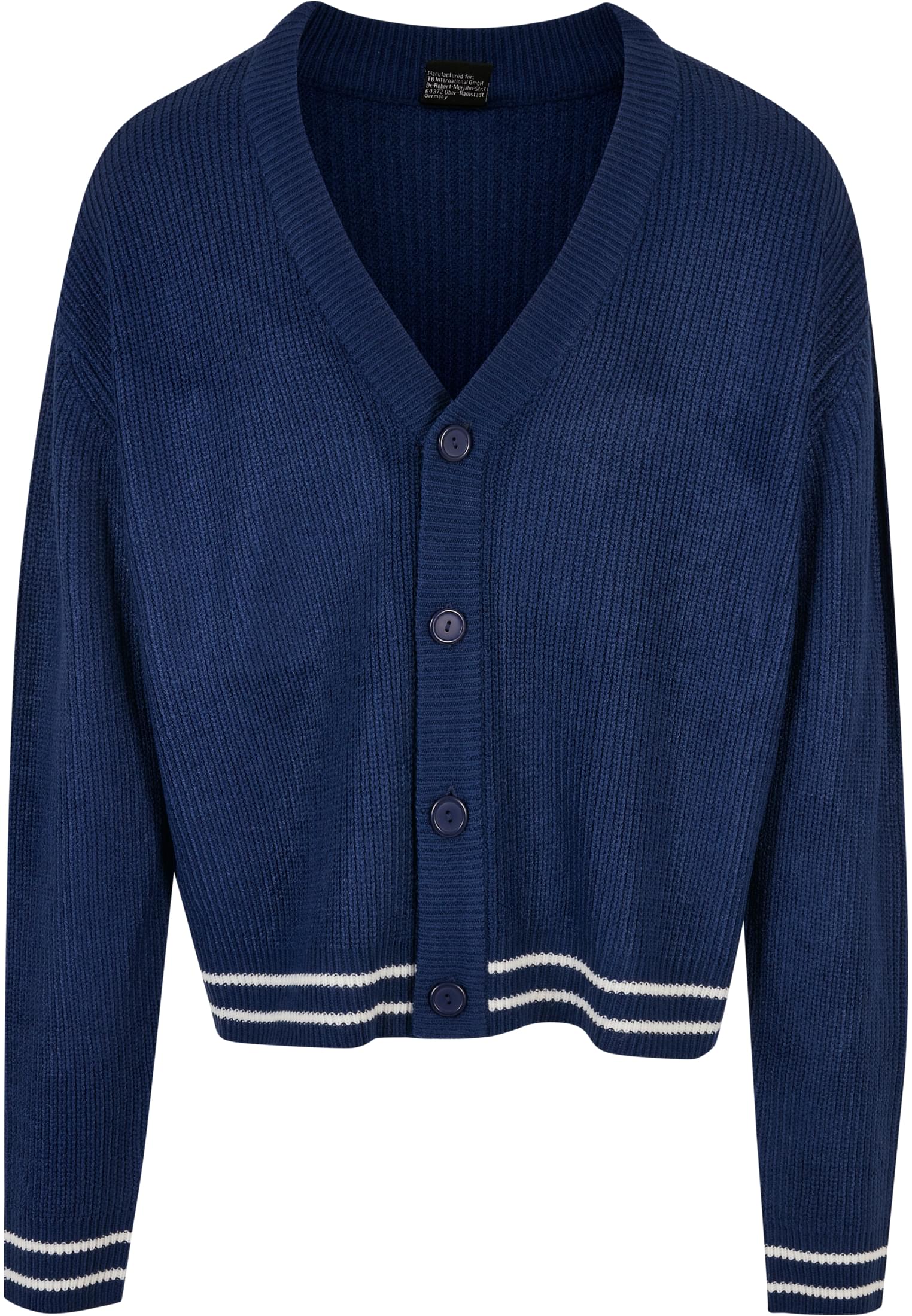 Sporty Boxy Cardigan | spaceblue