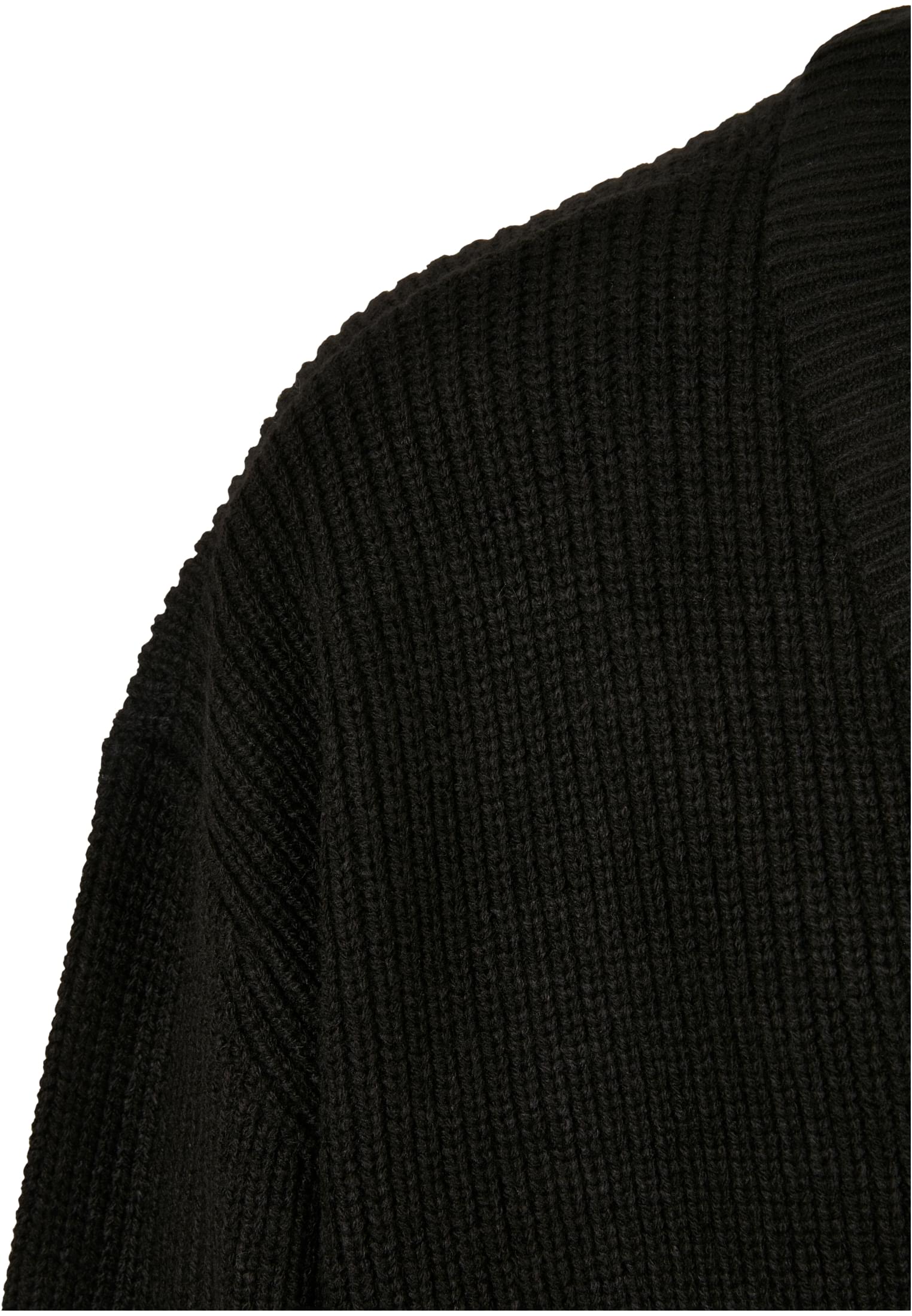 Sporty Boxy Cardigan | black