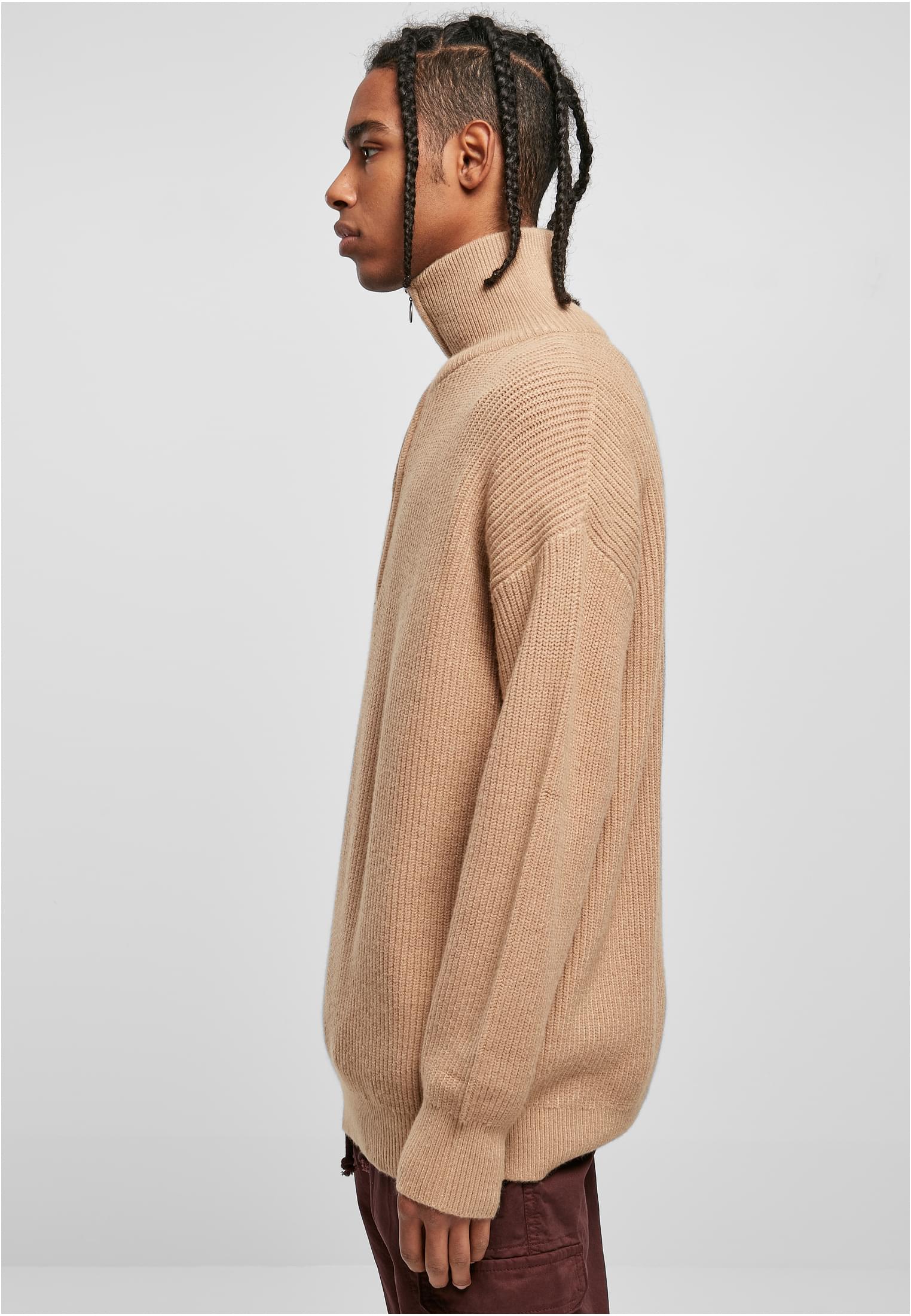 Oversized Knitted Troyer | unionbeige