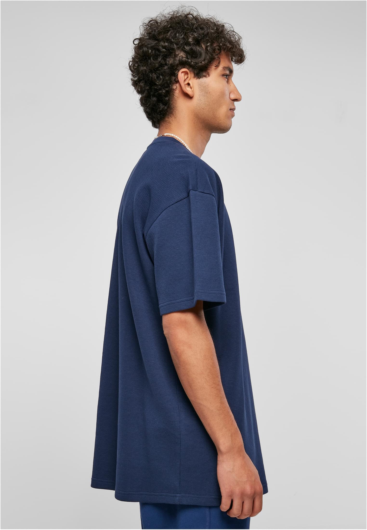 Oversized Waffle Tee | darkblue