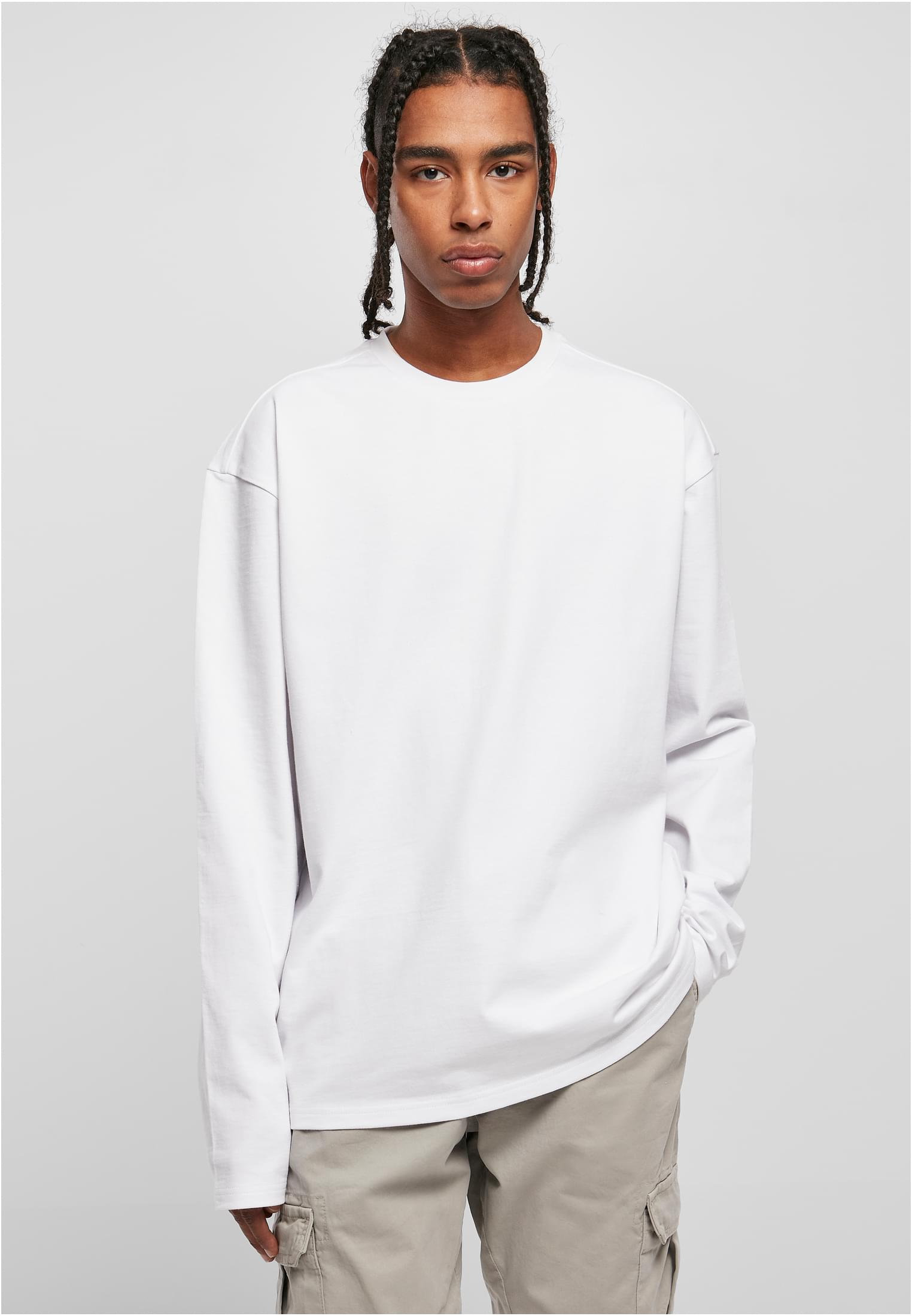 Ultra Heavy Oversized Longsleeve | white