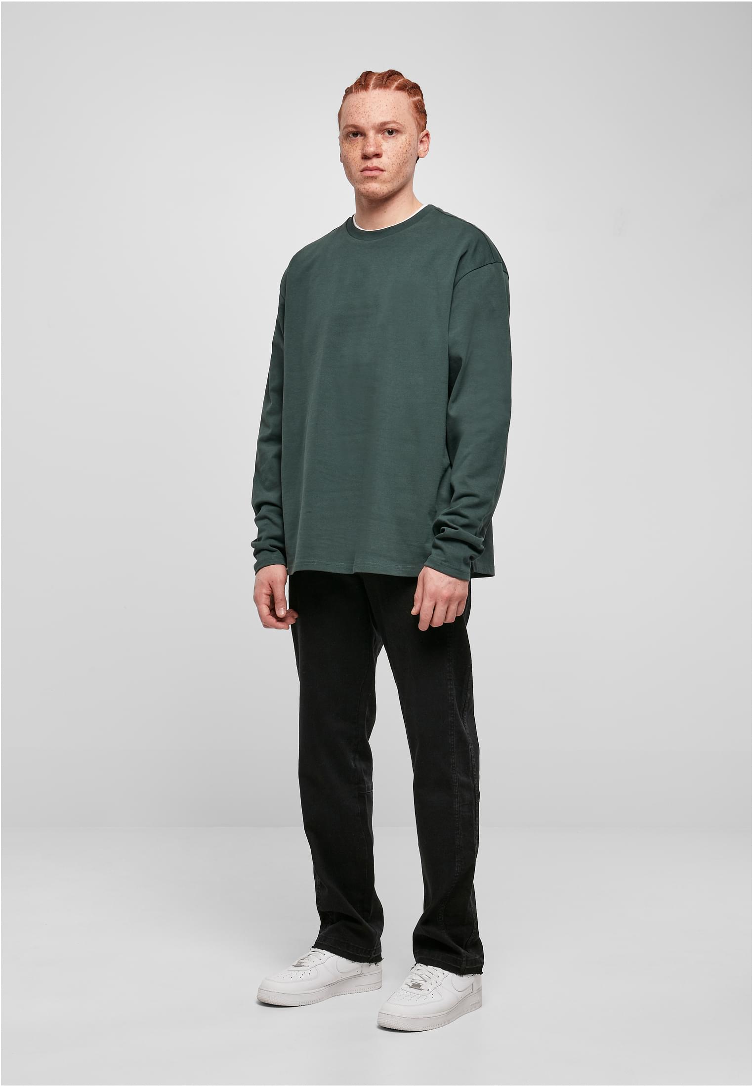 Ultra Heavy Oversized Longsleeve | bottlegreen