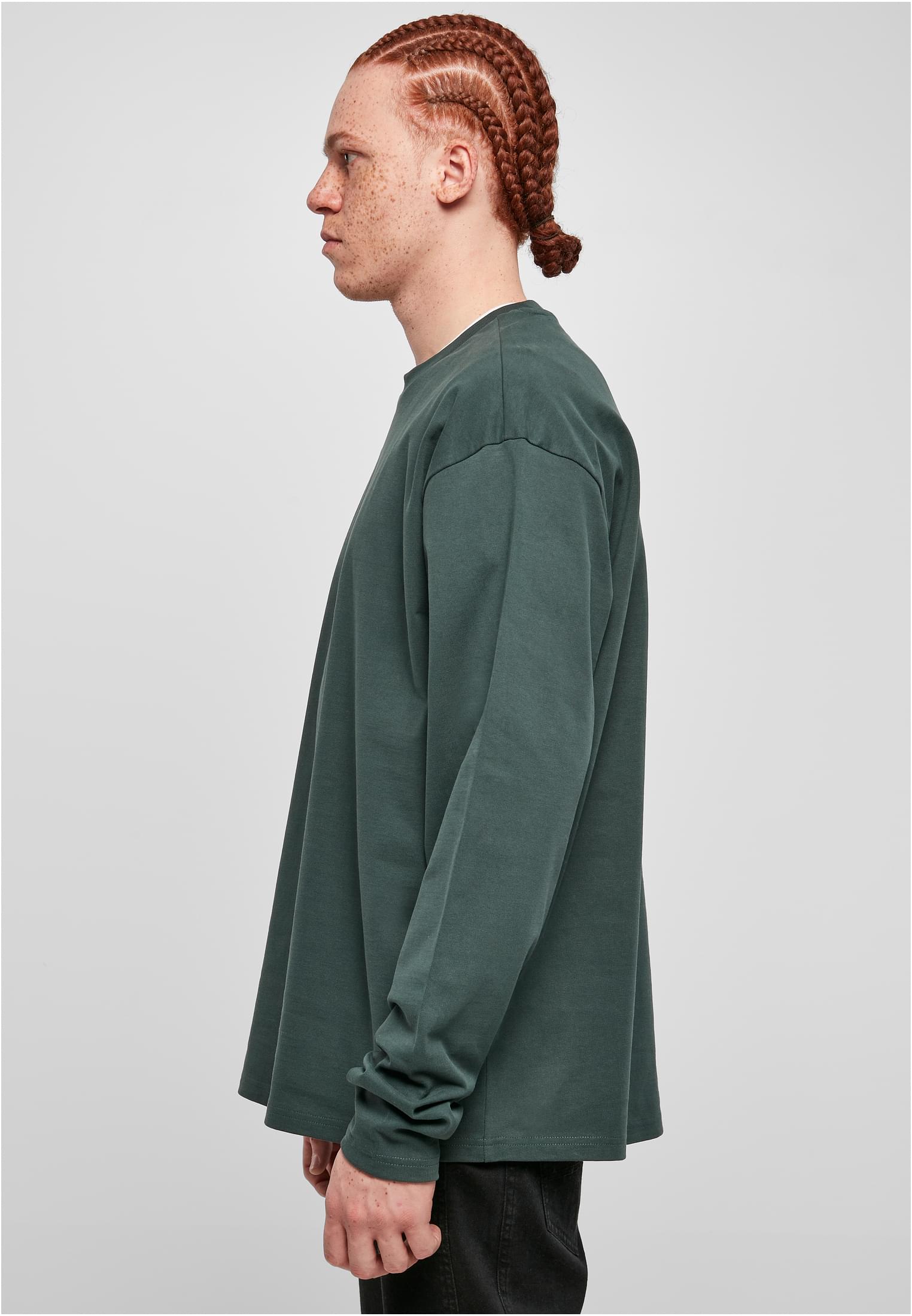 Ultra Heavy Oversized Longsleeve | bottlegreen