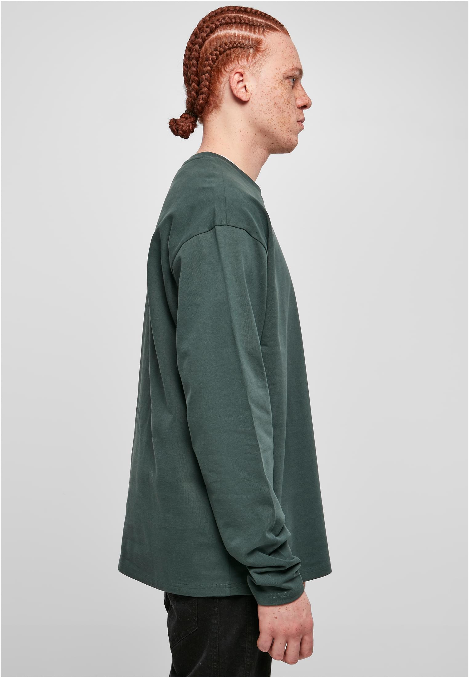 Ultra Heavy Oversized Longsleeve | bottlegreen