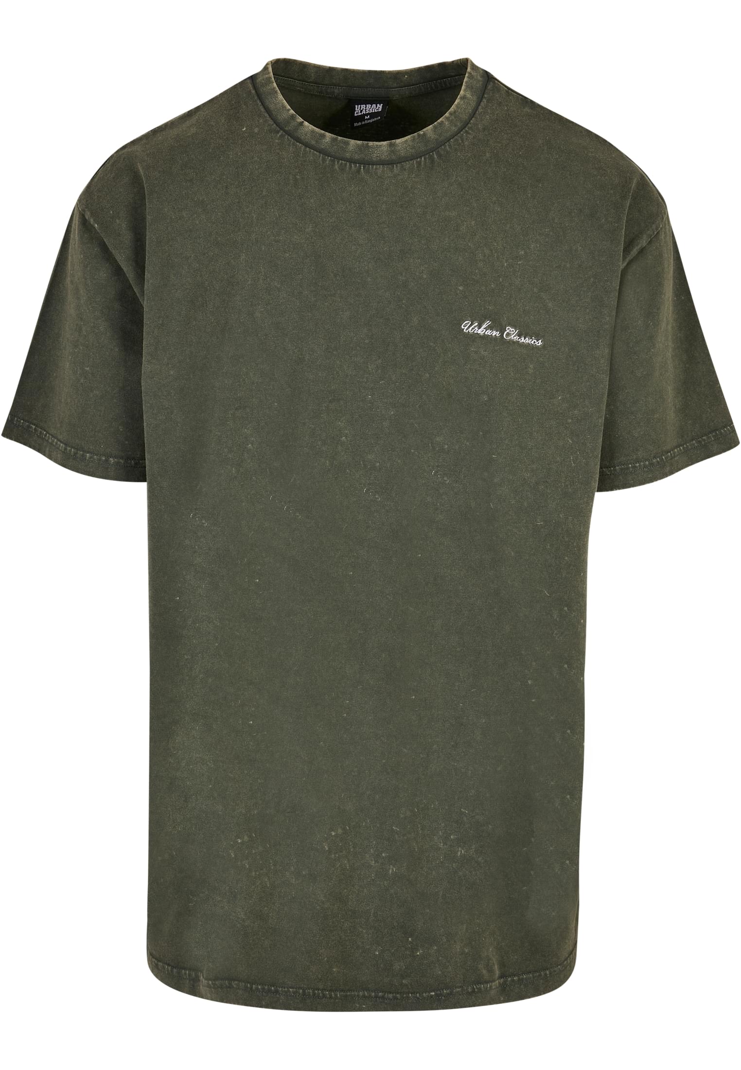 Oversized Small Embroidery Tee | bottlegreen