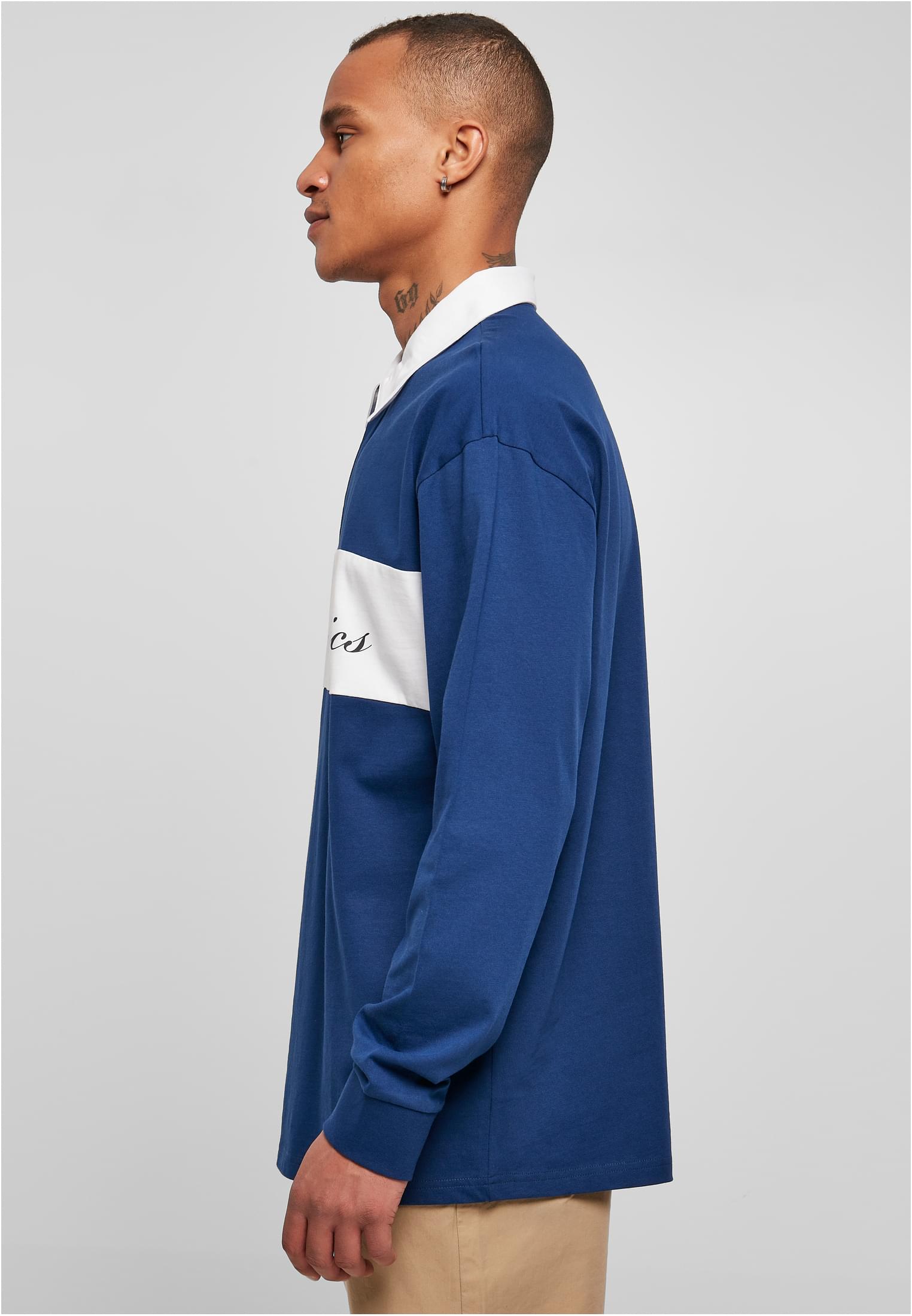 Oversized Rugby Longsleeve | spaceblue