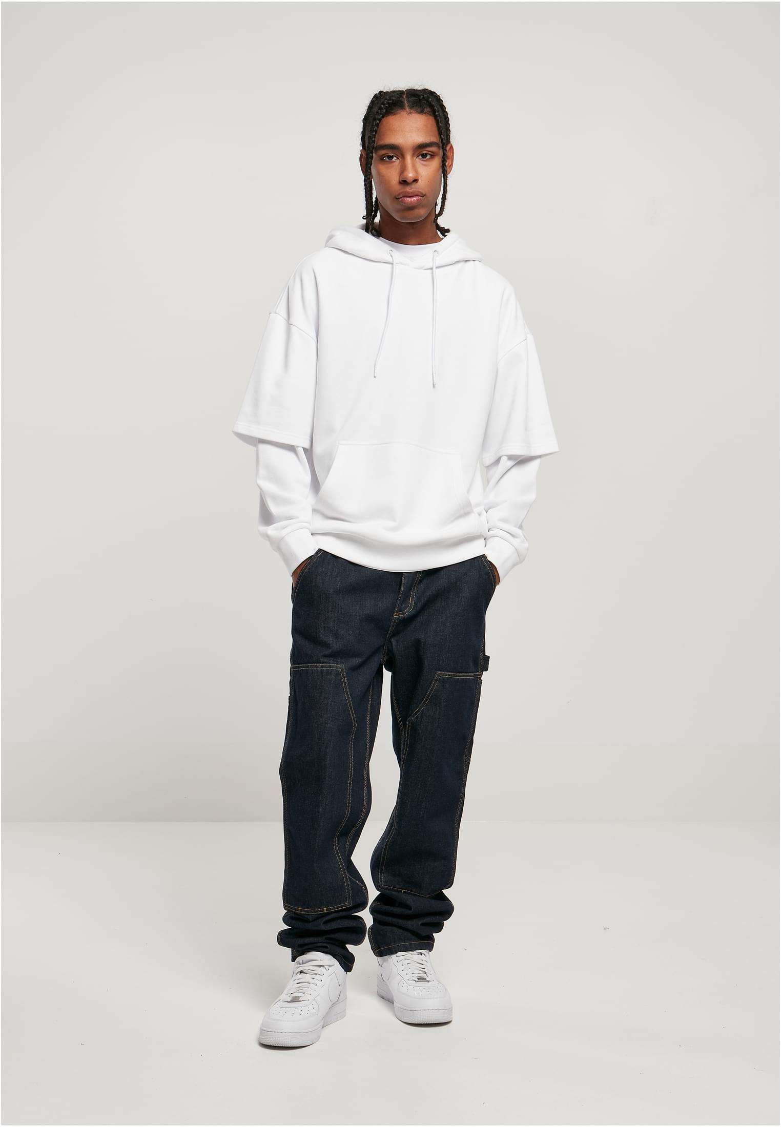 Oversized Doublesleeve Hoody | white