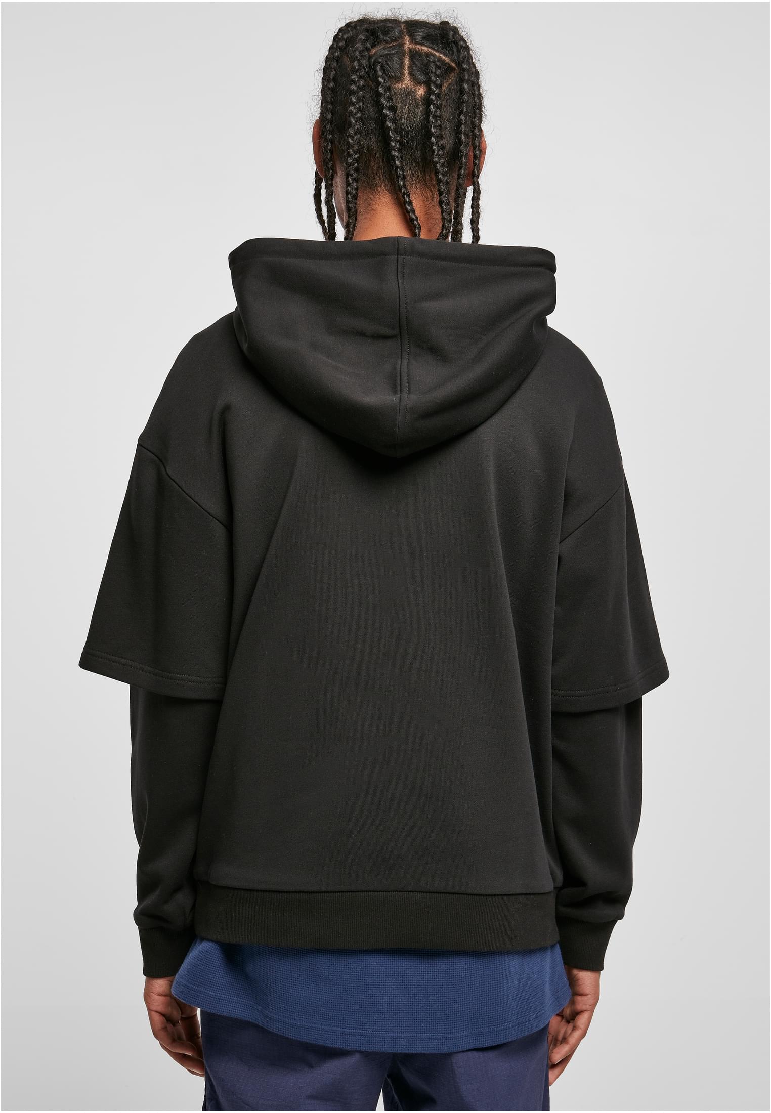 Oversized Doublesleeve Hoody | black