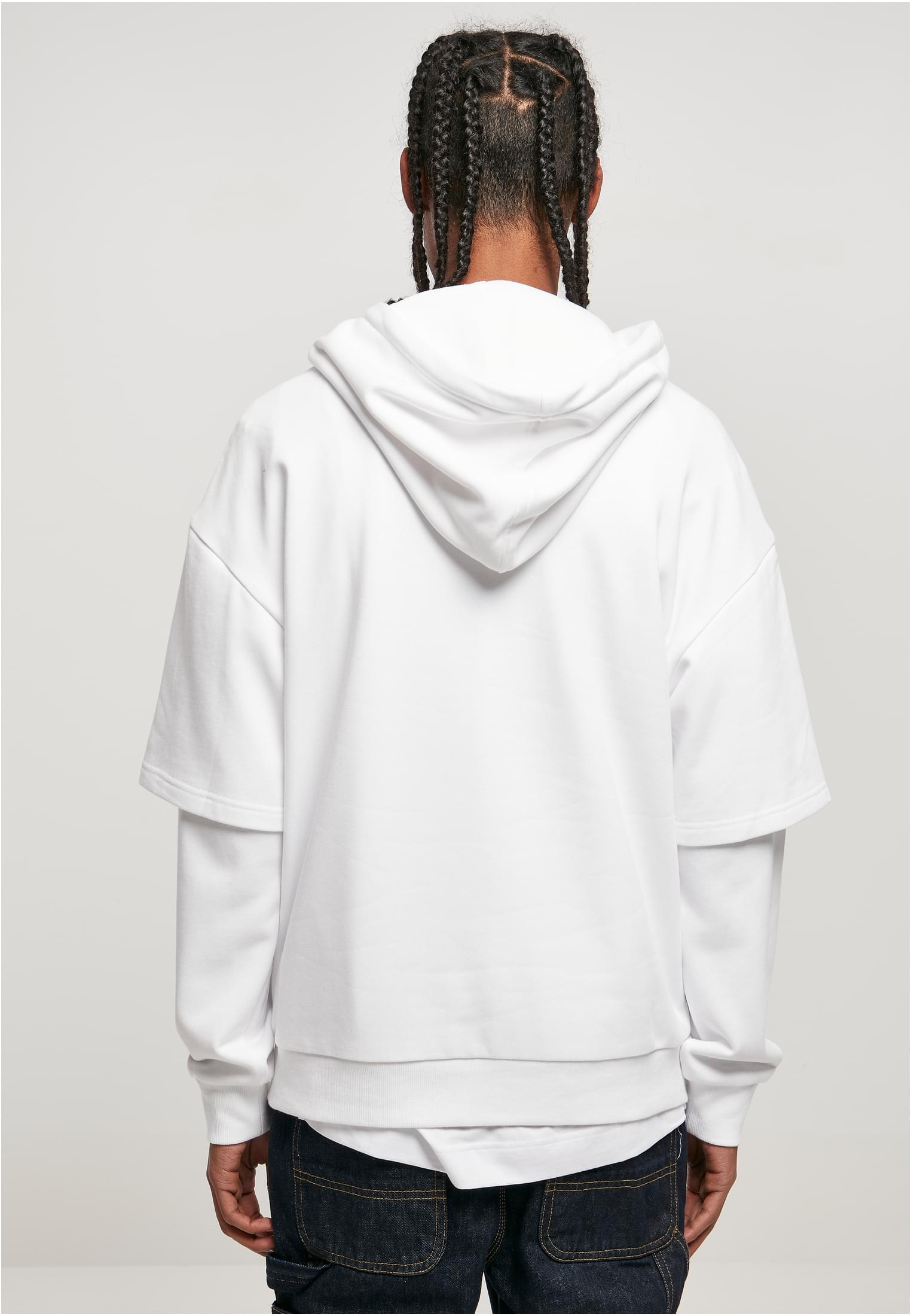 Oversized Doublesleeve Hoody | white